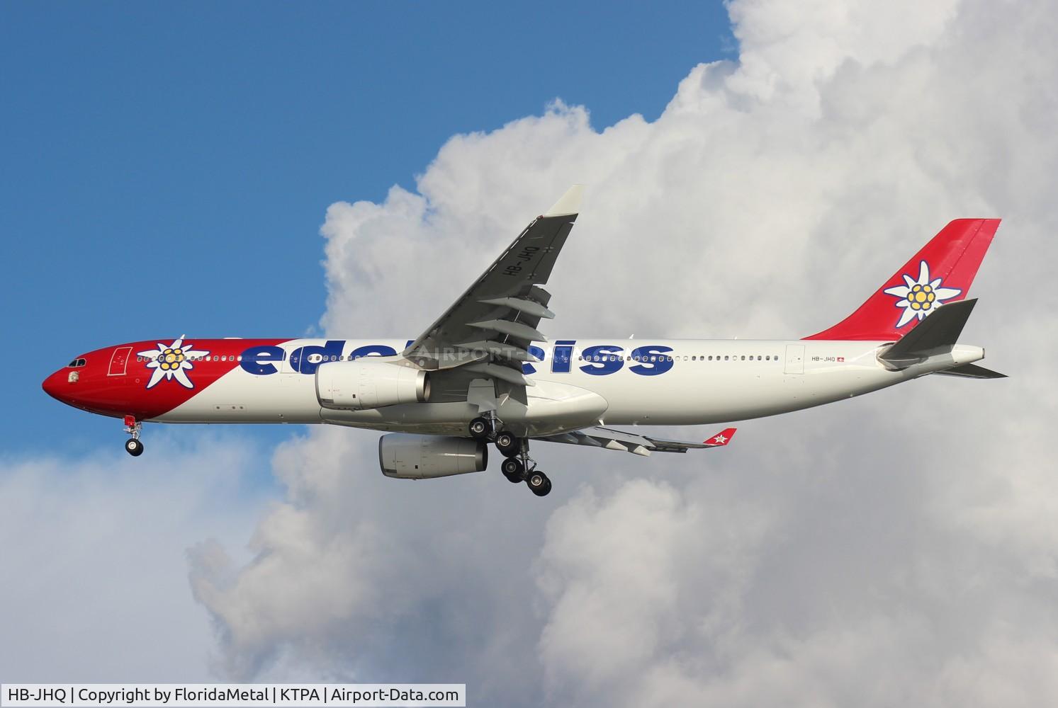 HB-JHQ, 2010 Airbus A330-343X C/N 1193, EDW A333 zx zrh, lszh-tpa