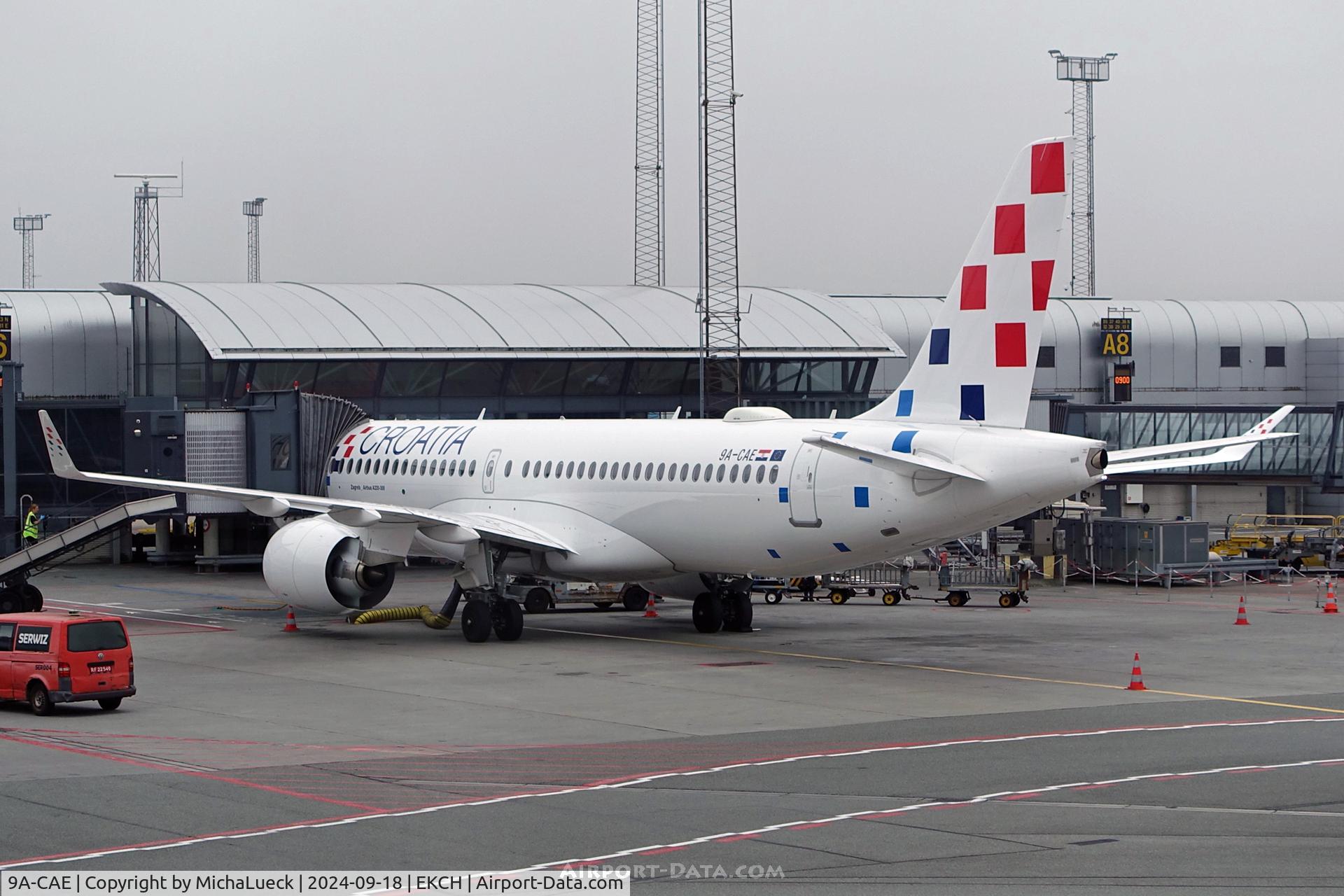 9A-CAE, 2024 Airbus A220-300 C/N 55290, At Kastrup