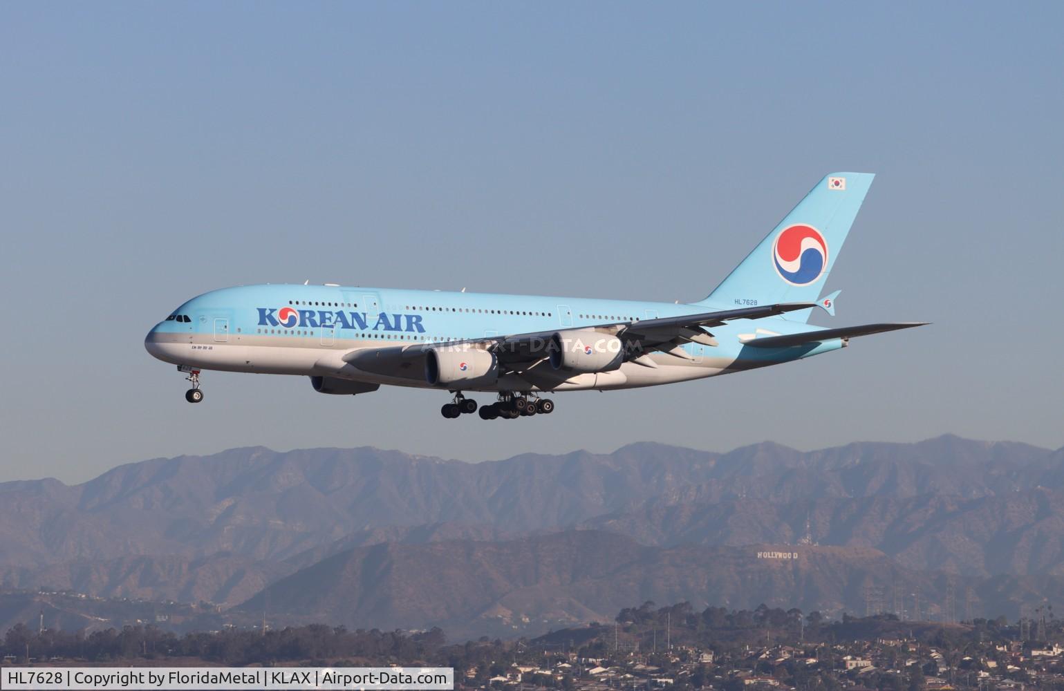 HL7628, 2014 Airbus A380-861 C/N 156, KAL A388 zx icn, rksi-lax