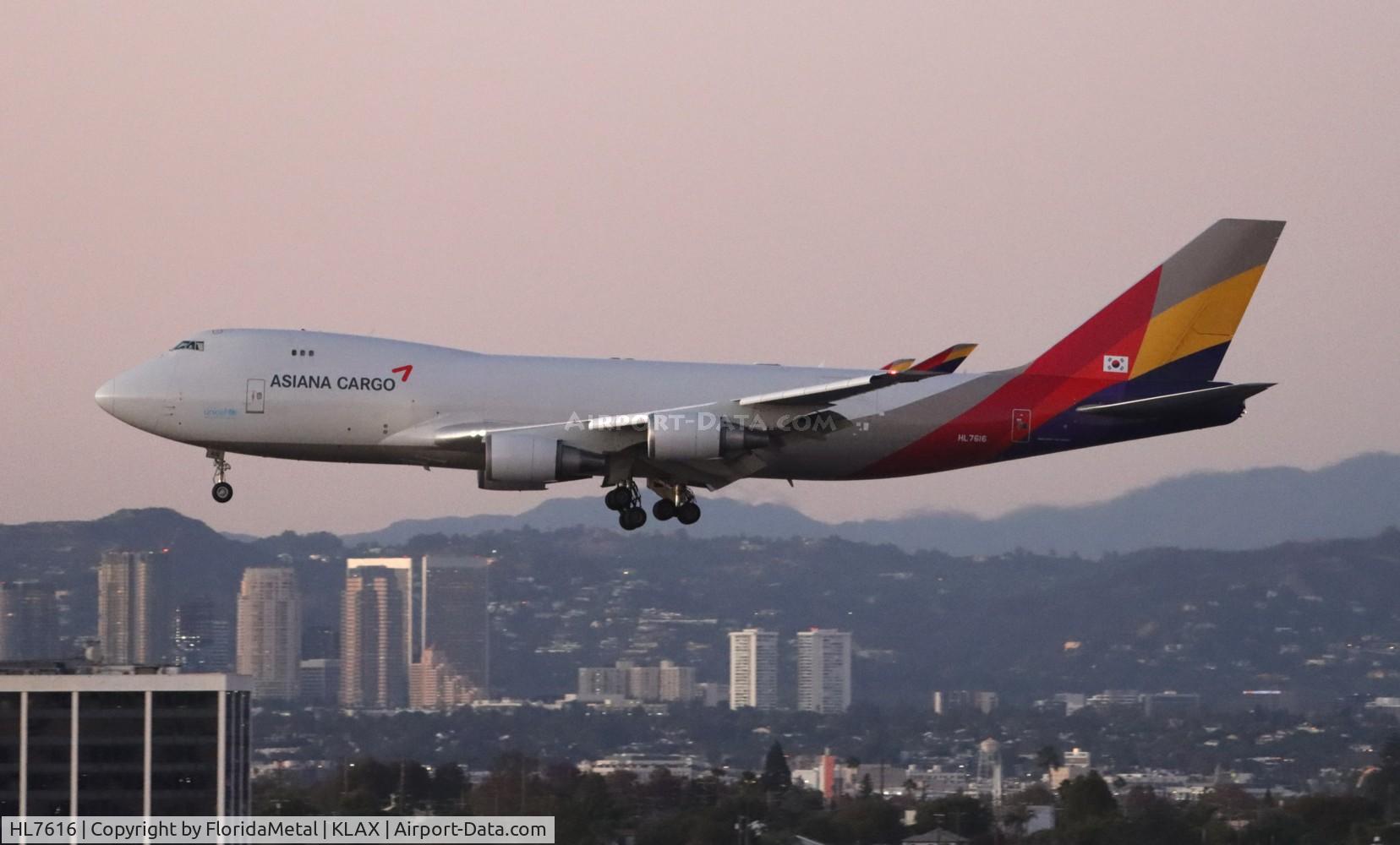 HL7616, 2004 Boeing 747-446F (SCD) C/N 33748, AAR Cargo 747-400F zx icj, rksi-lax