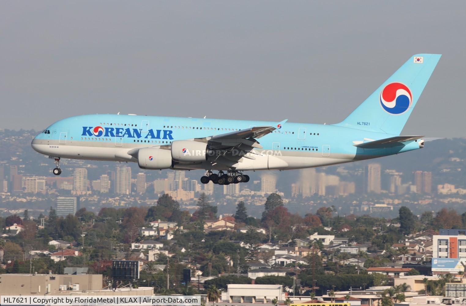 HL7621, 2012 Airbus A380-861 C/N 0126, KAL A388 zx icn, rksi-lax
