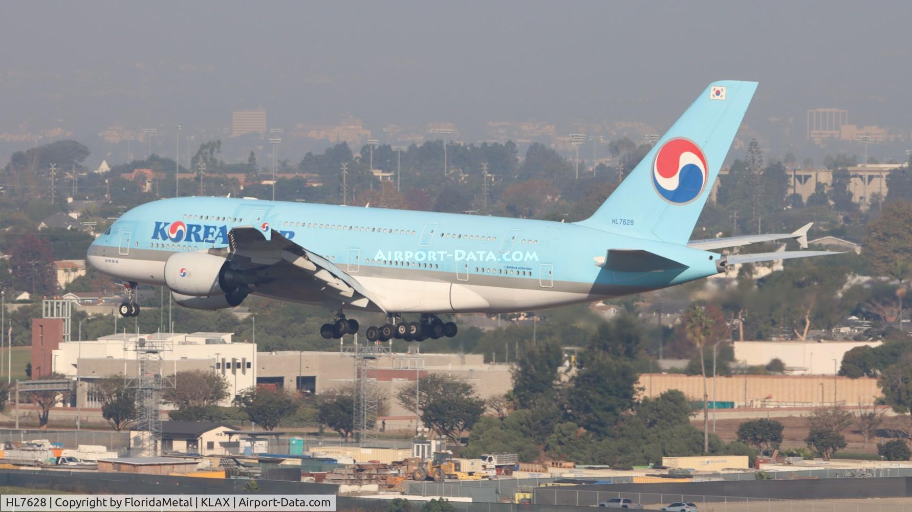 HL7628, 2014 Airbus A380-861 C/N 156, KAL A388 zx icn, rksi-lax