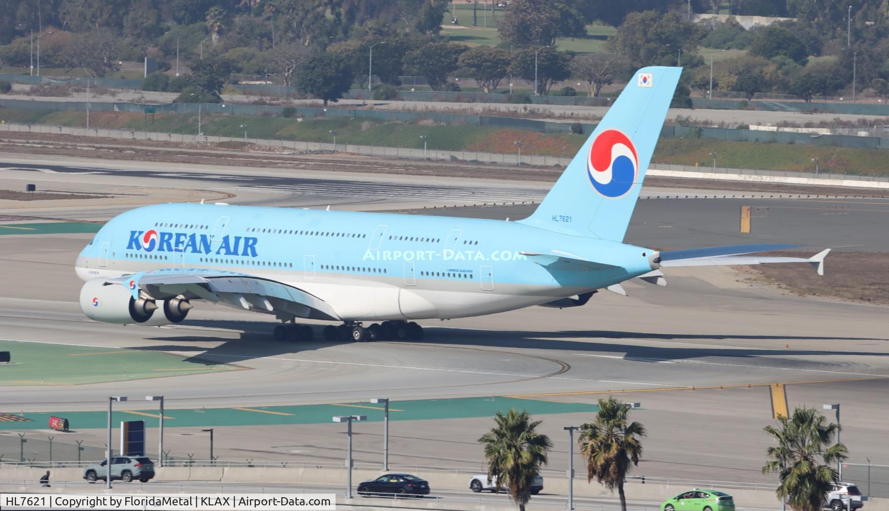HL7621, 2012 Airbus A380-861 C/N 0126, KAL A388 zx lax-icn, rksi