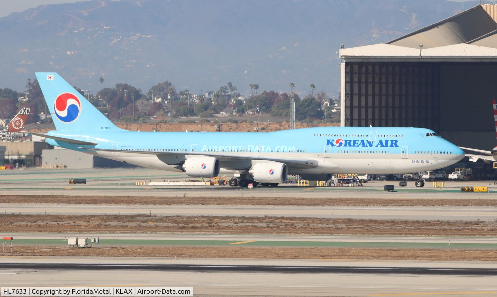 HL7633, 2015 Boeing 747-8B5 C/N 40908, KAL 748 zx icn, rksi-lax