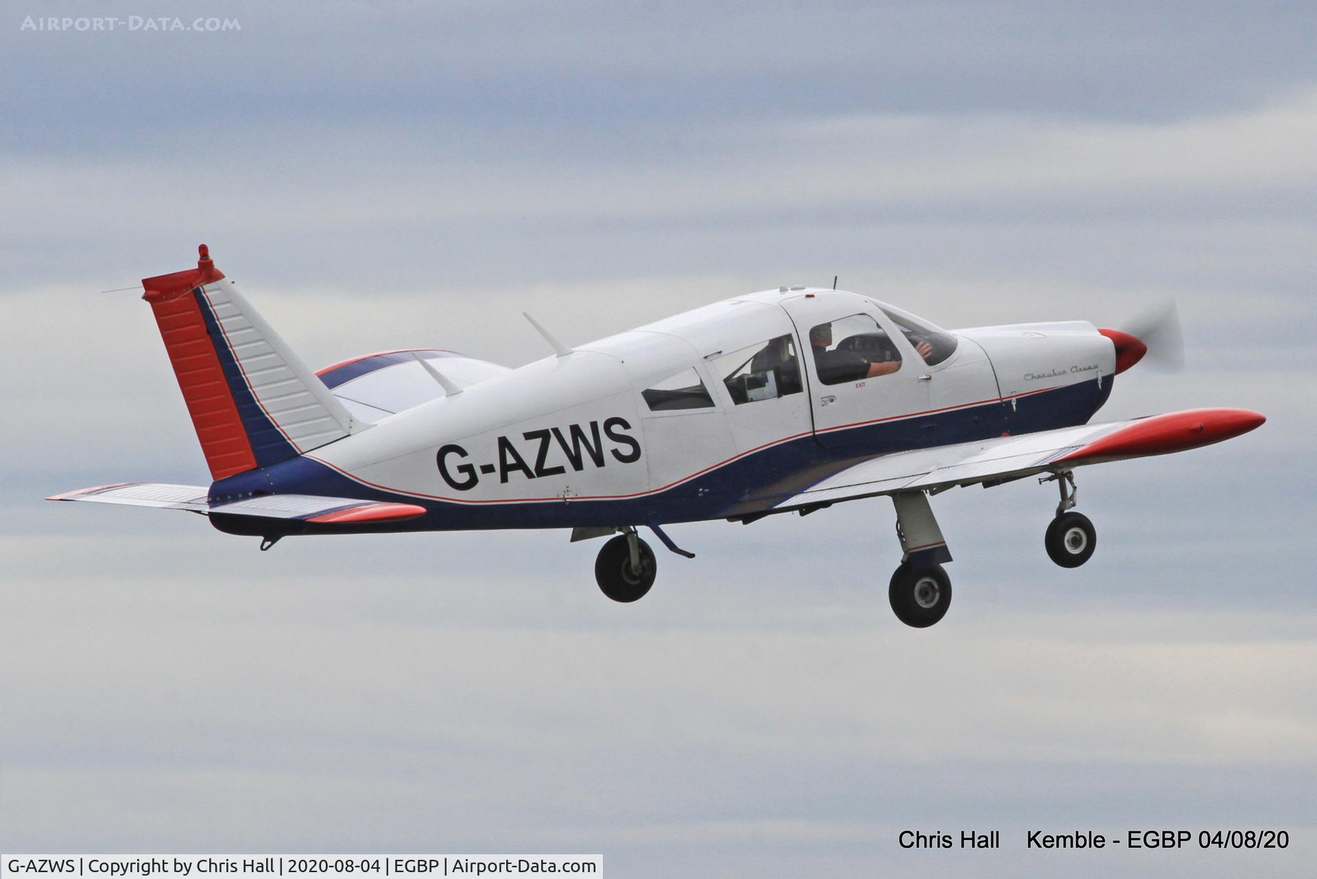 G-AZWS, 1969 Piper PA-28R-180 Cherokee Arrow C/N 28R-30749, Kemble