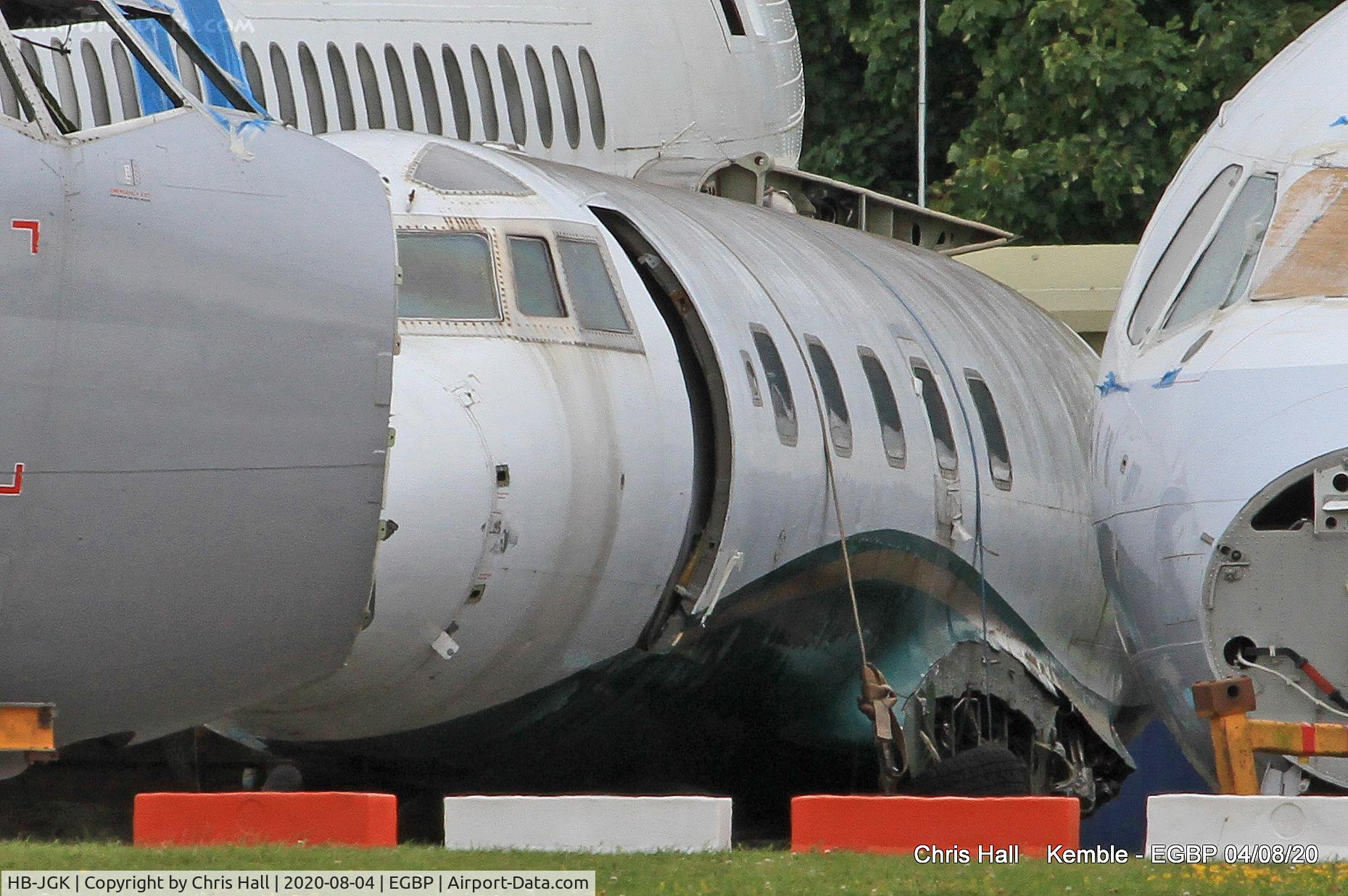 HB-JGK, 1979 Lockheed L-1329-25 JetStar II C/N 5233, Kemble