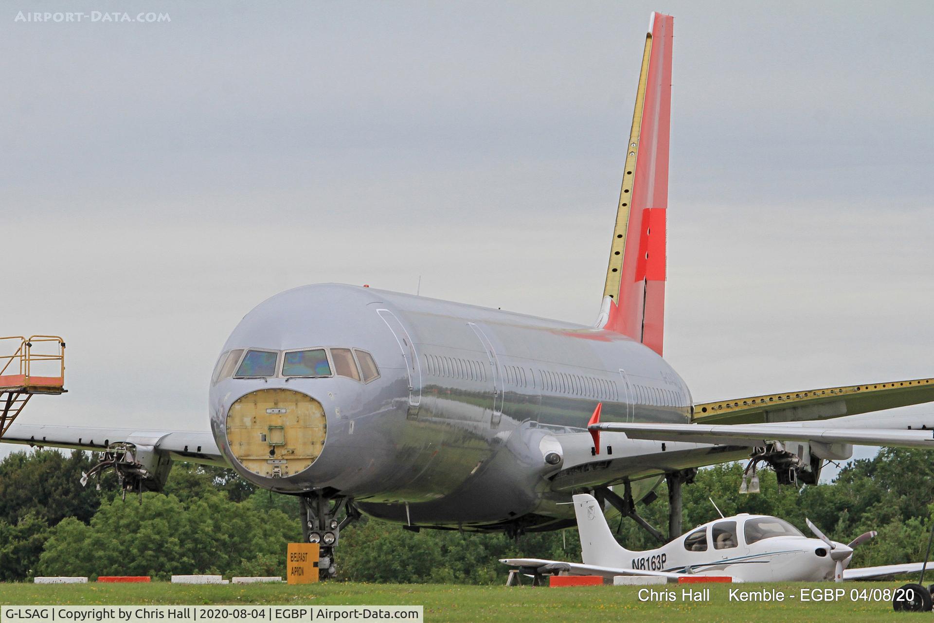 G-LSAG, 1987 Boeing 757-21B C/N 24014, Kemble