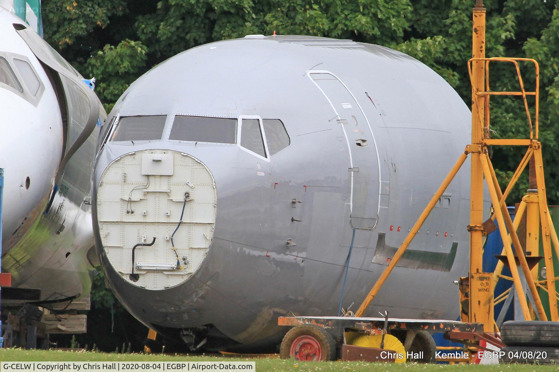 G-CELW, 1986 Boeing 737-377(SF) C/N 23659, Kemble