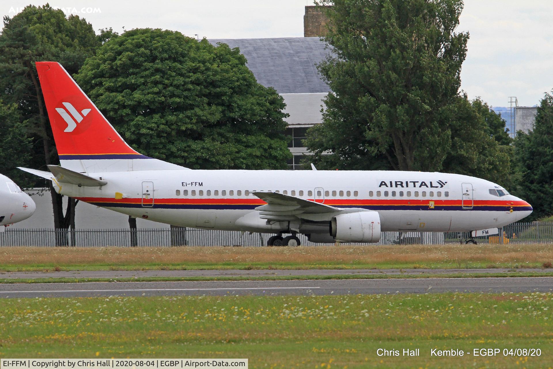EI-FFM, 1999 Boeing 737-73S C/N 29082, Kemble
