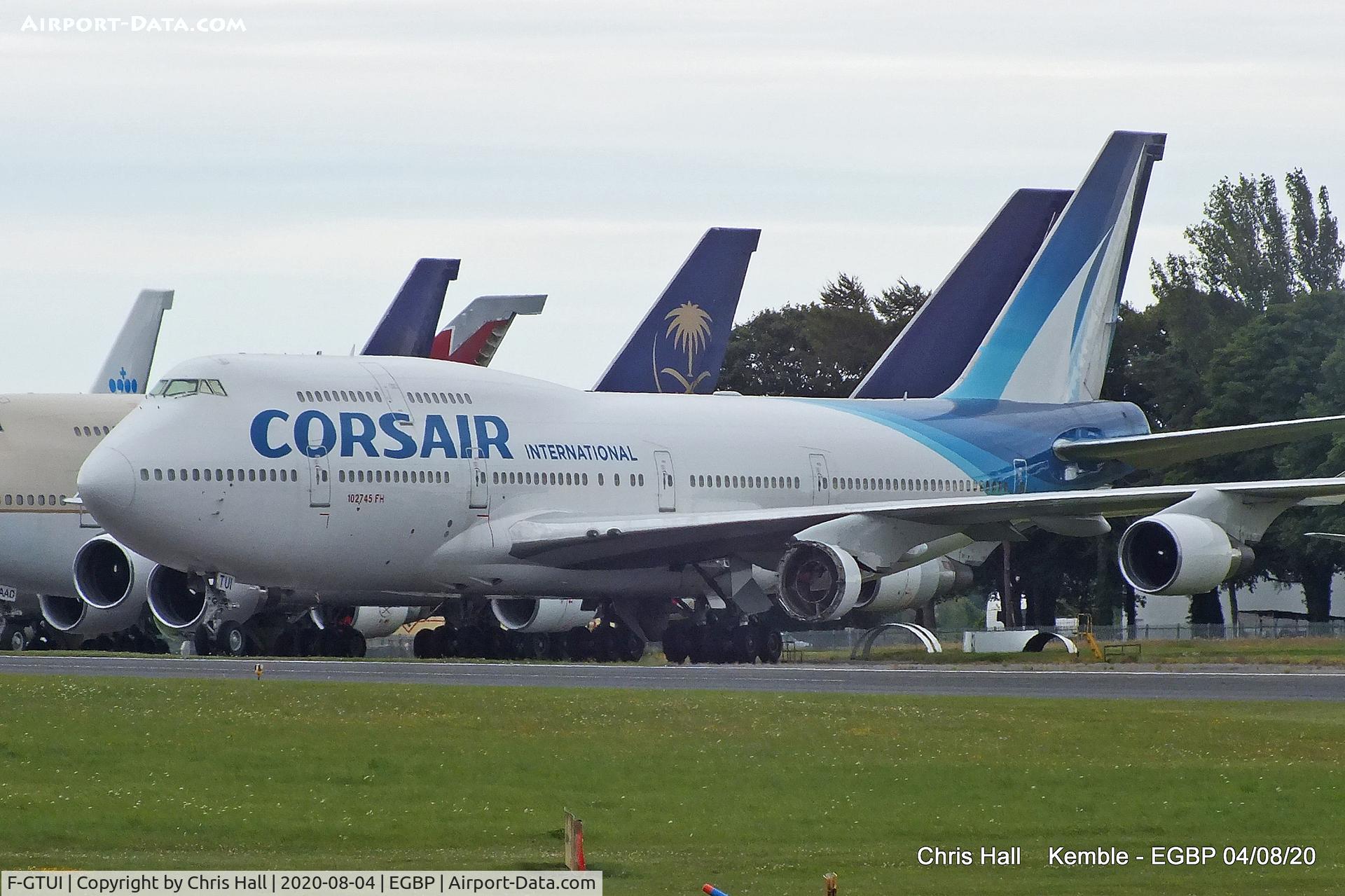 F-GTUI, 1992 Boeing 747-422 C/N 26875, Kemble
