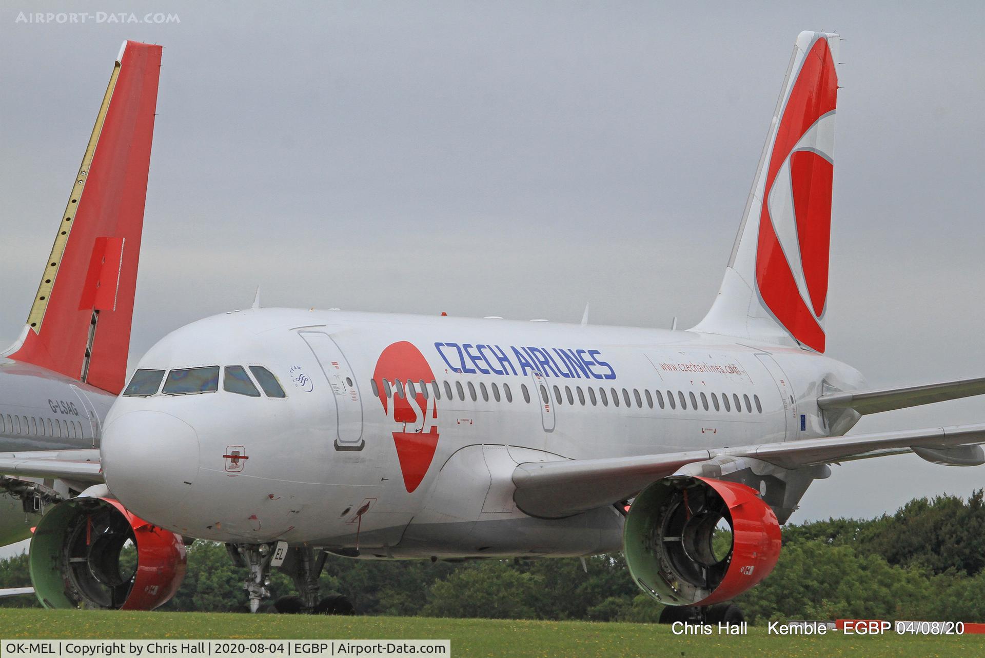 OK-MEL, 2007 Airbus A319-112 C/N 3094, Kemble