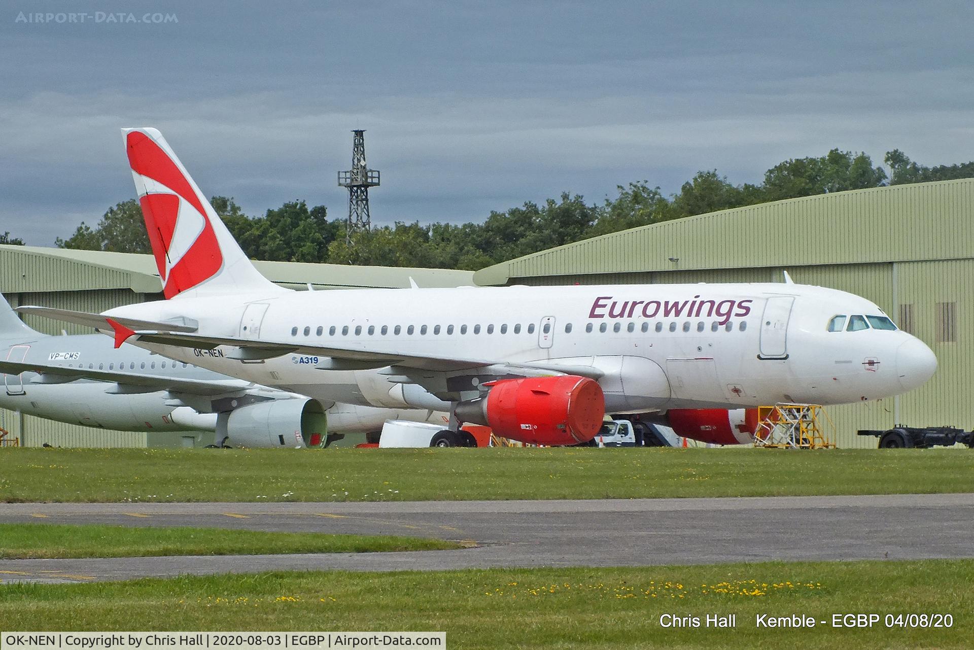 OK-NEN, 2008 Airbus A319-112 C/N 3436, Kemble