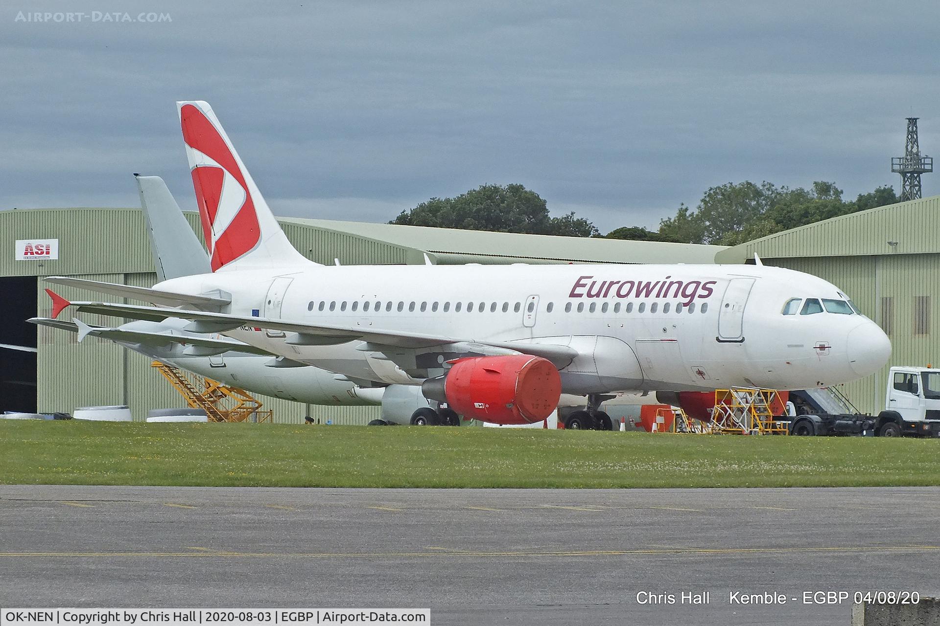OK-NEN, 2008 Airbus A319-112 C/N 3436, Kemble