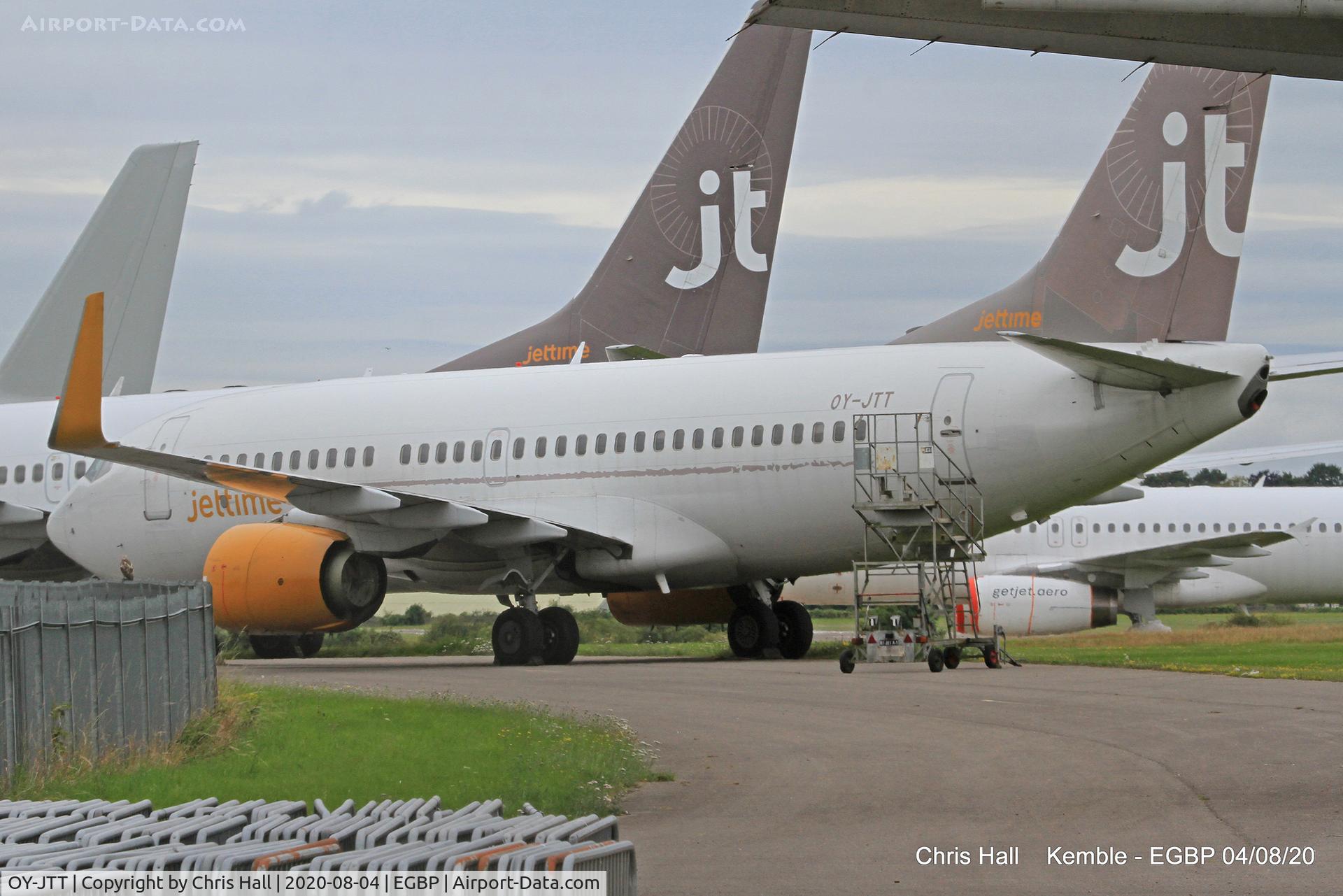 OY-JTT, 1999 Boeing 737-73S C/N 29079, Kemble