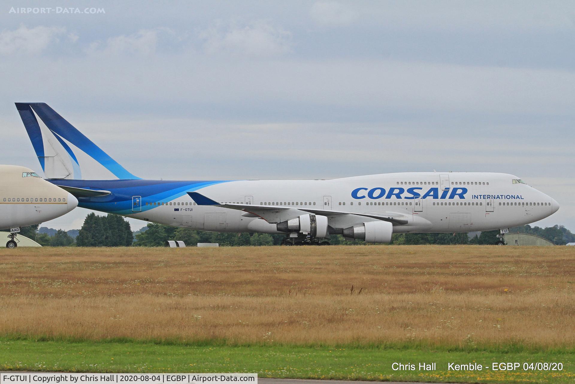 F-GTUI, 1992 Boeing 747-422 C/N 26875, Kemble