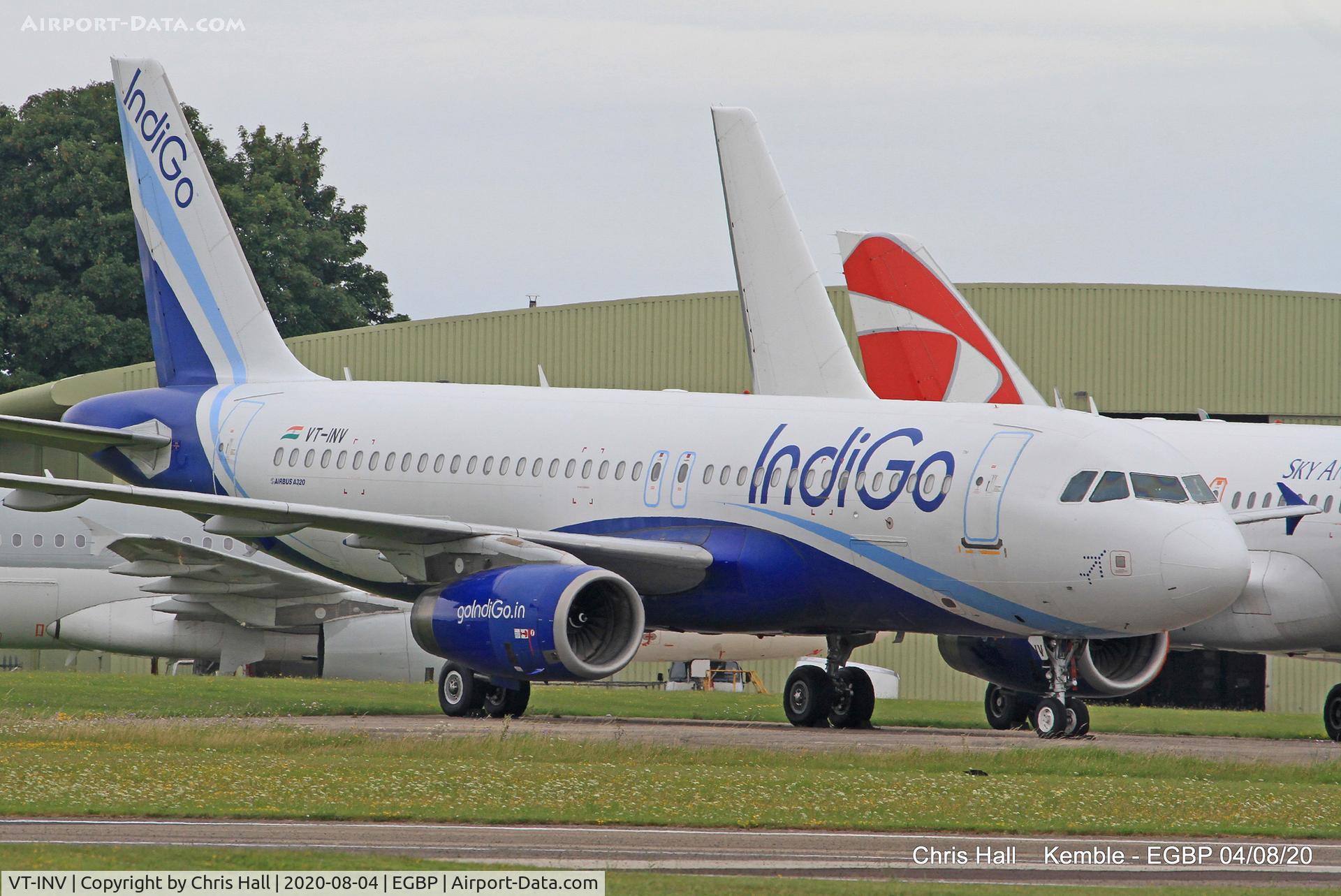 VT-INV, 2008 Airbus A320-232 C/N 3618, Kemble