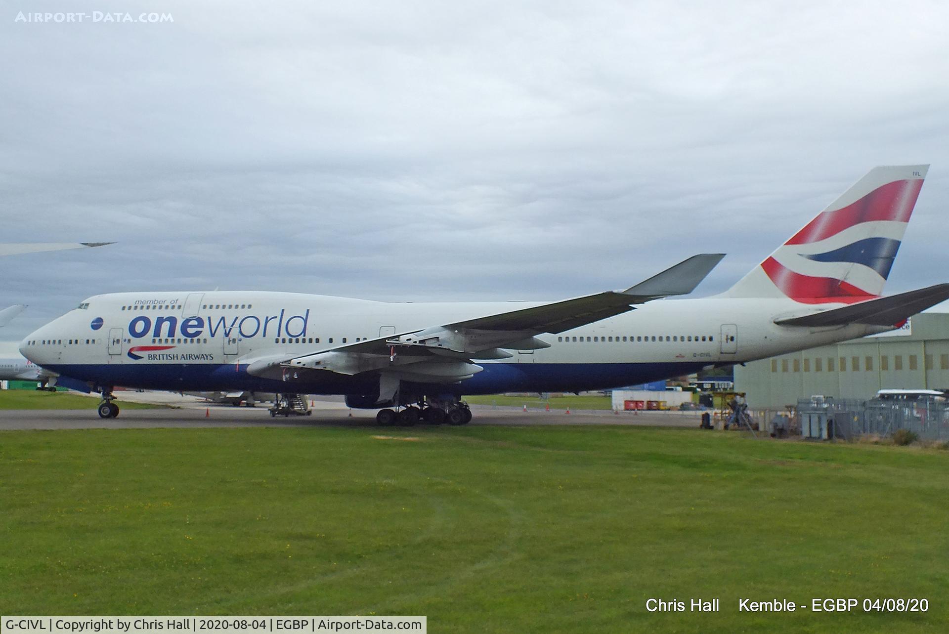 G-CIVL, 1997 Boeing 747-436 C/N 27478, Kemble
