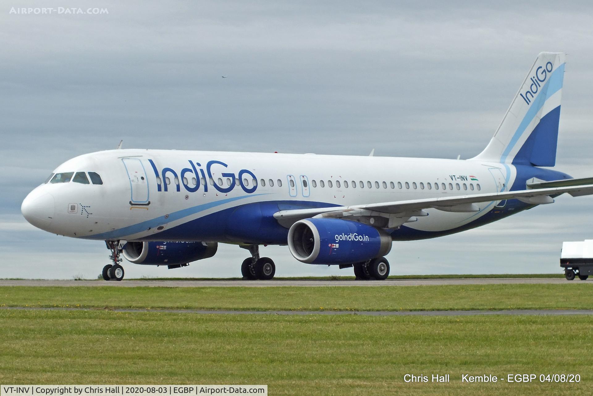 VT-INV, 2008 Airbus A320-232 C/N 3618, Kemble