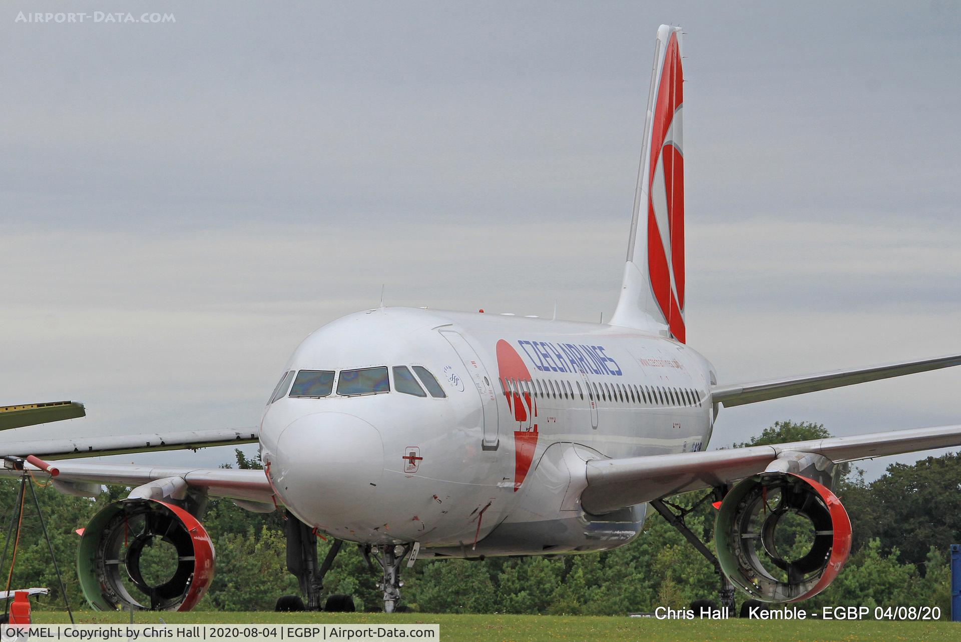 OK-MEL, 2007 Airbus A319-112 C/N 3094, Kemble