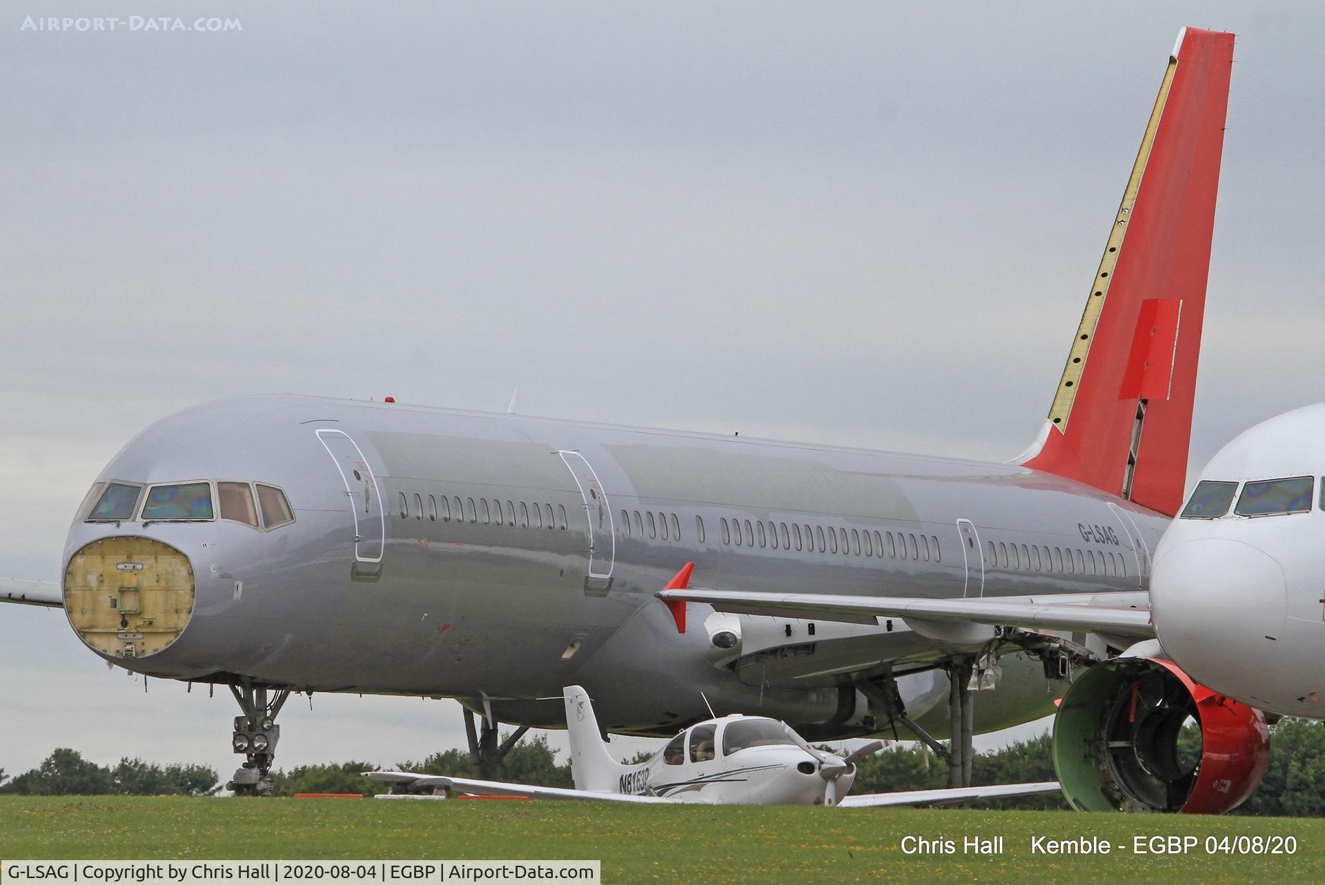 G-LSAG, 1987 Boeing 757-21B C/N 24014, Kemble