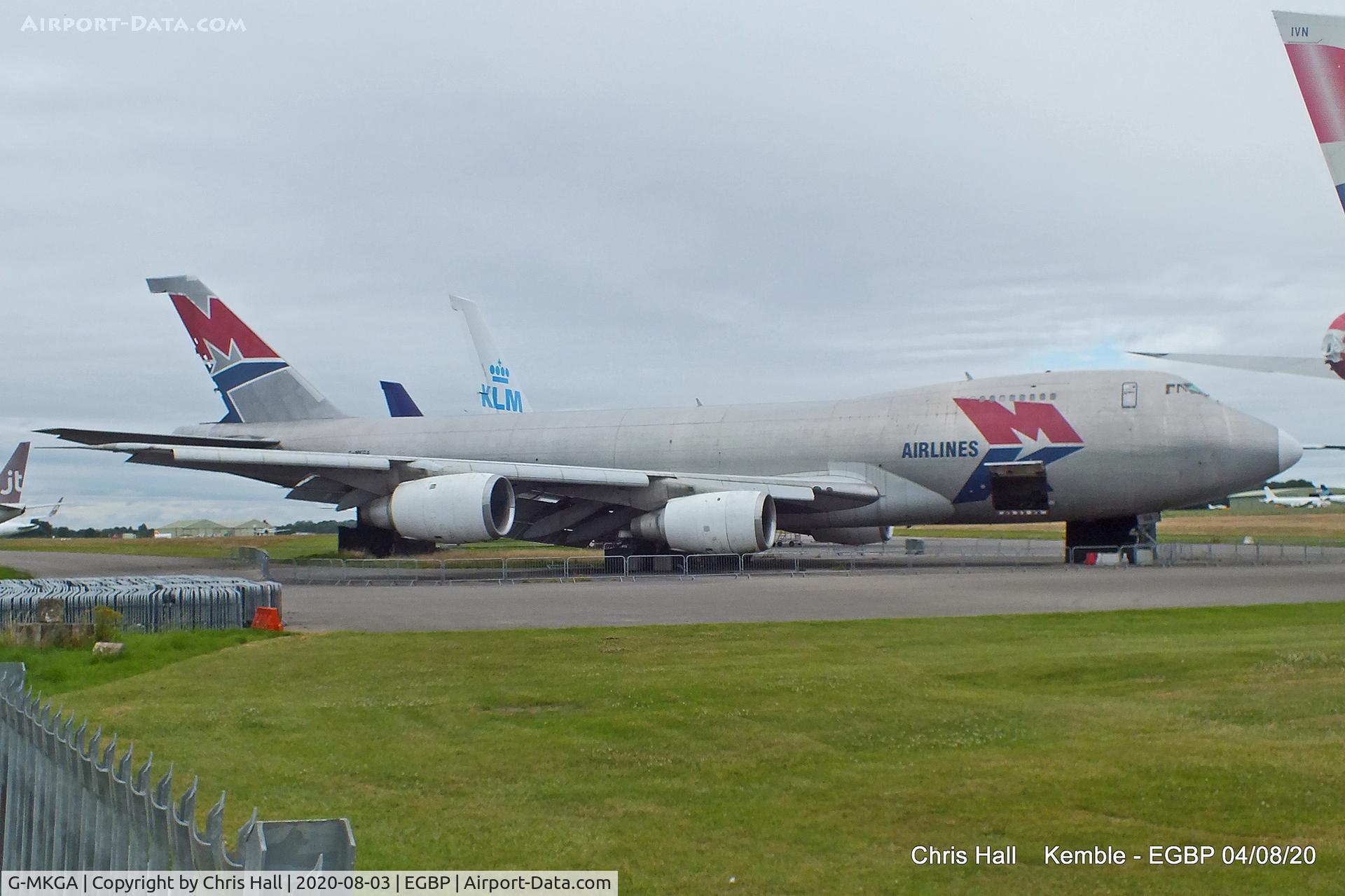 G-MKGA, 1979 Boeing 747-2R7F/SCD C/N 21650, Kemble