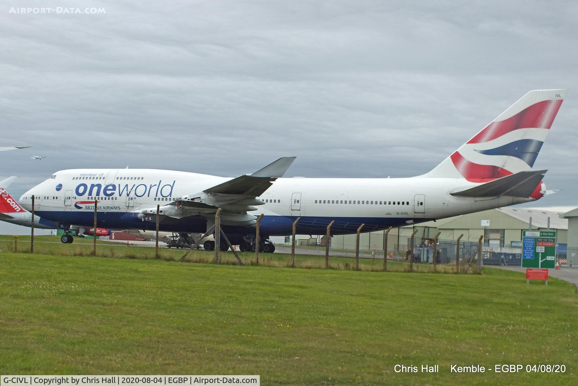 G-CIVL, 1997 Boeing 747-436 C/N 27478, Kemble