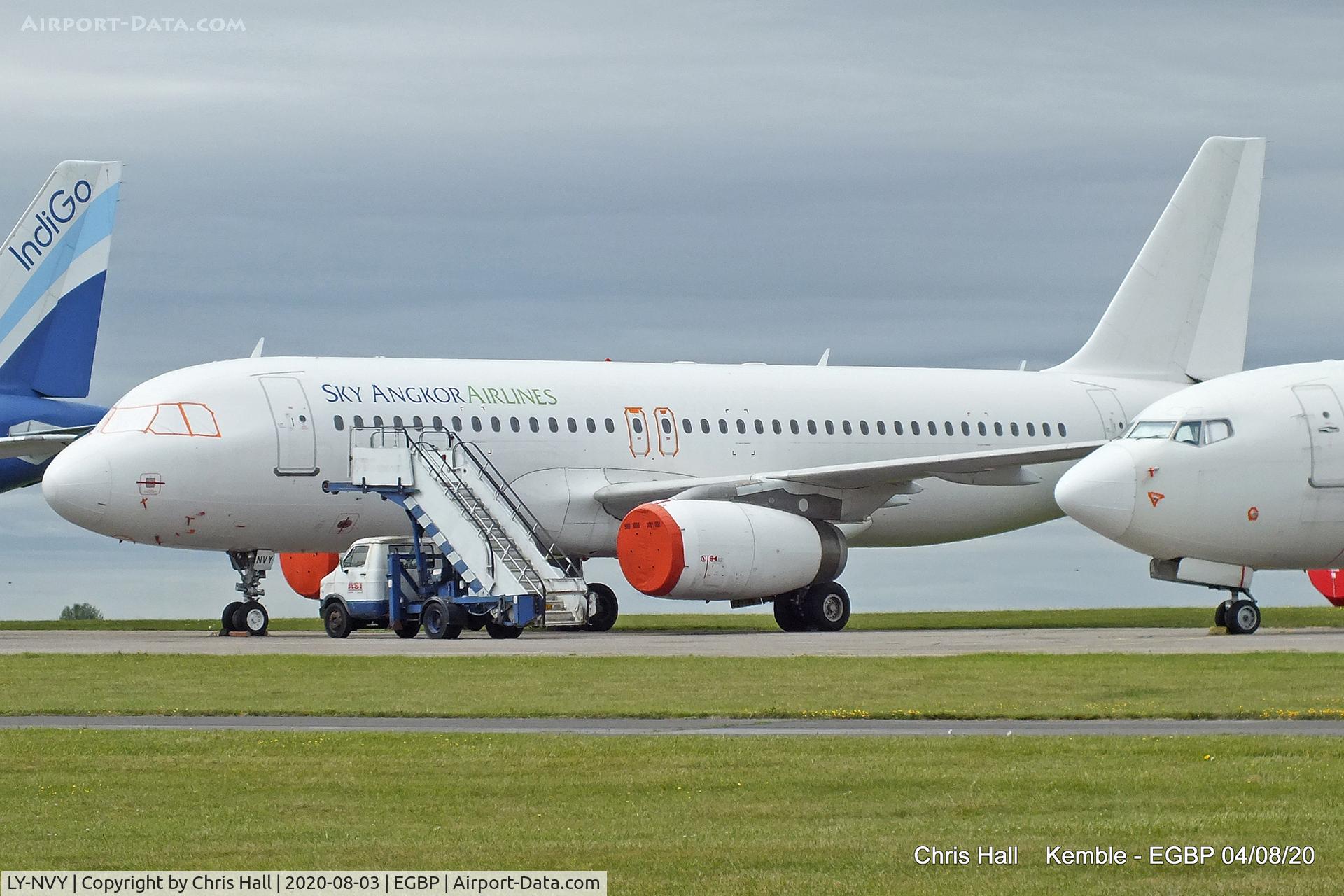 LY-NVY, 2002 Airbus A320-232 C/N 1909, Kemble