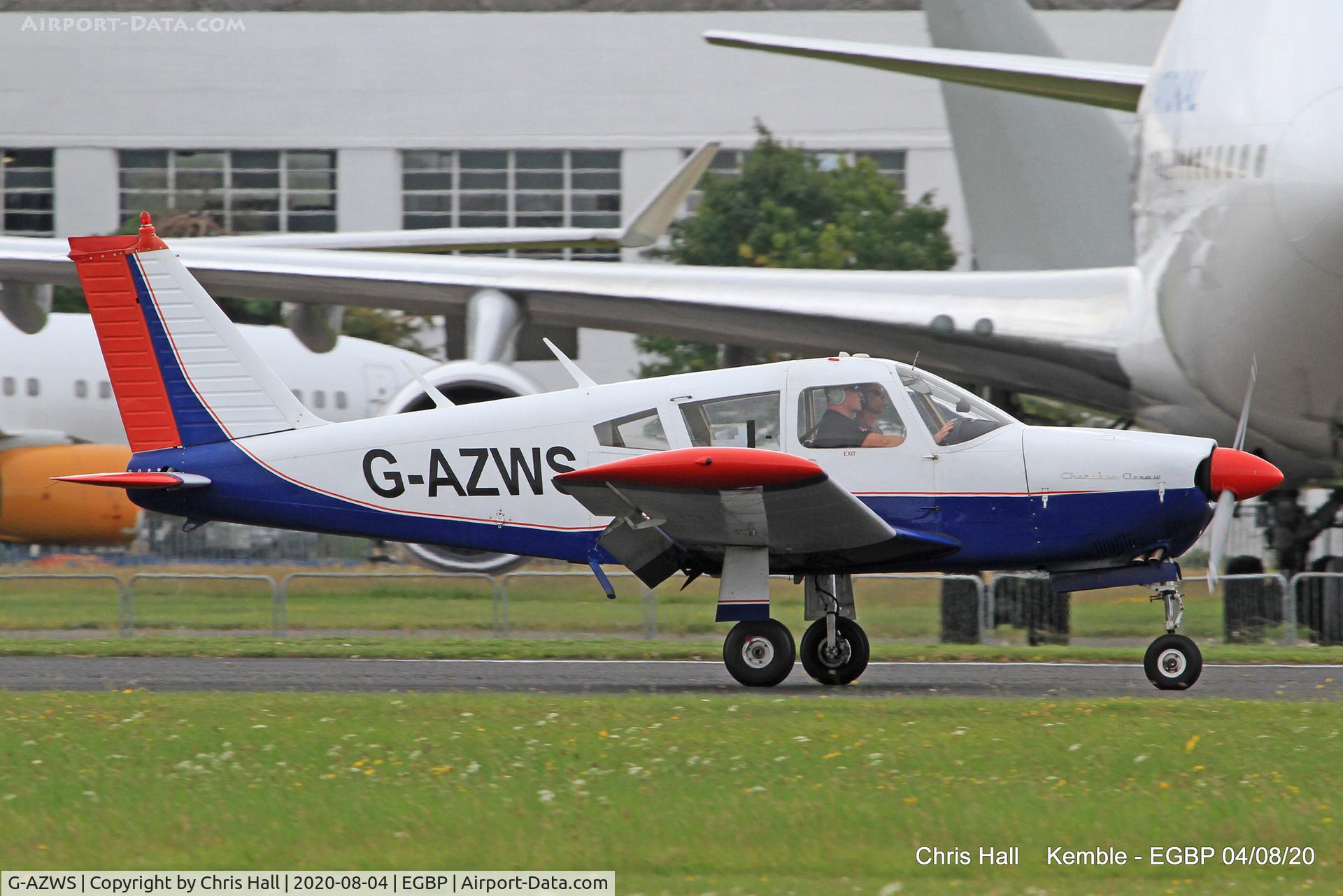 G-AZWS, 1969 Piper PA-28R-180 Cherokee Arrow C/N 28R-30749, Kemble