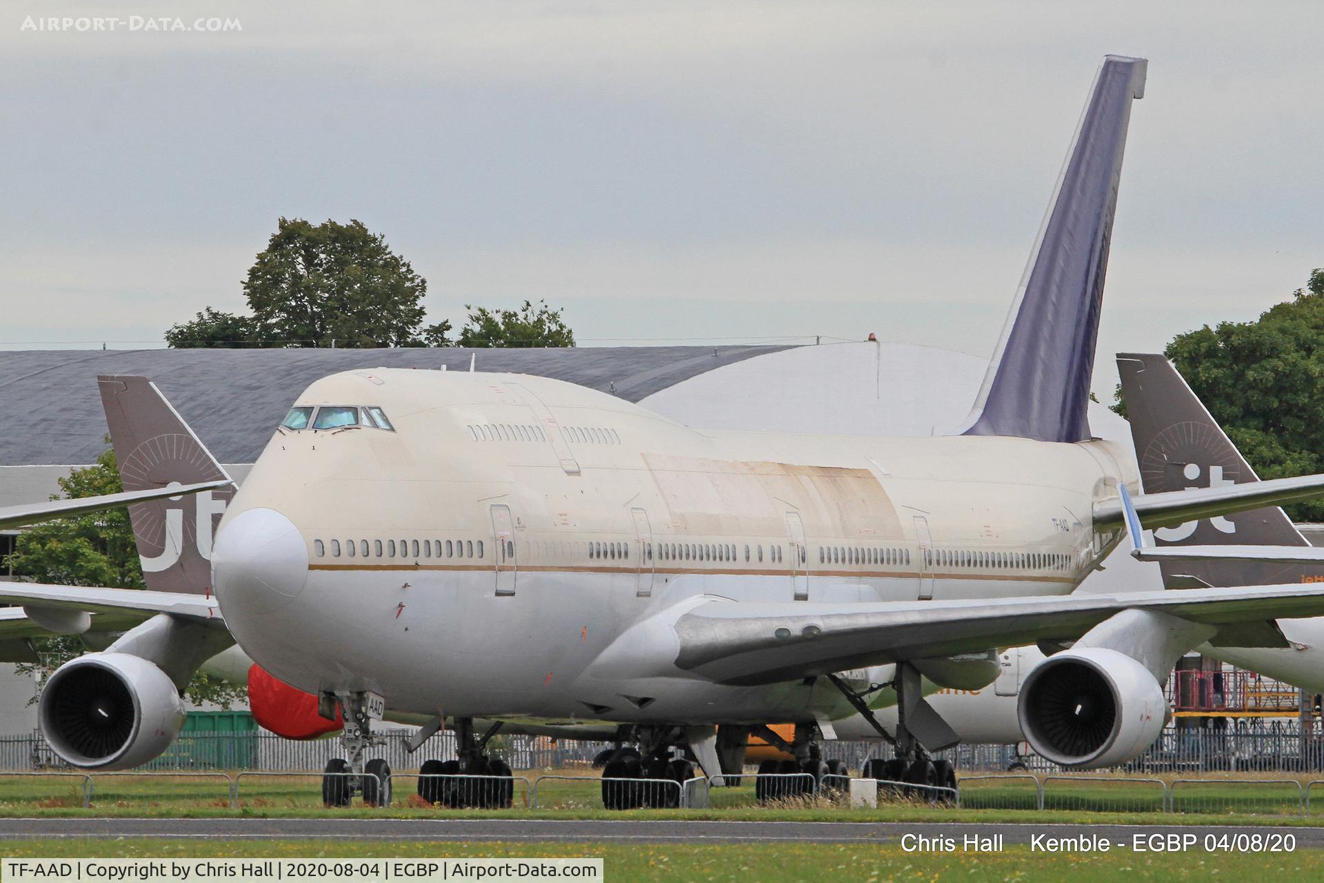 TF-AAD, 1997 Boeing 747-4H6 C/N 28426, Kemble