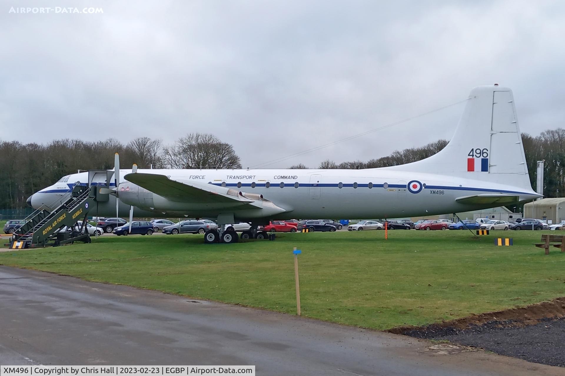 XM496, 1959 Bristol Britannia C.1 (175 Britannia 253F) C/N 13508, Kemble