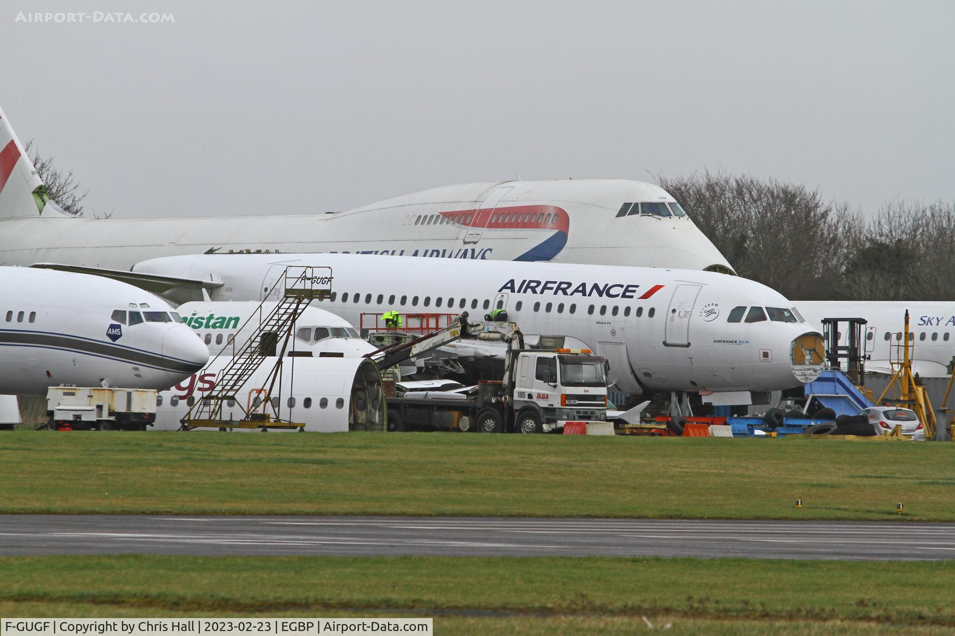F-GUGF, 2004 Airbus A318-111 C/N 2109, Kemble