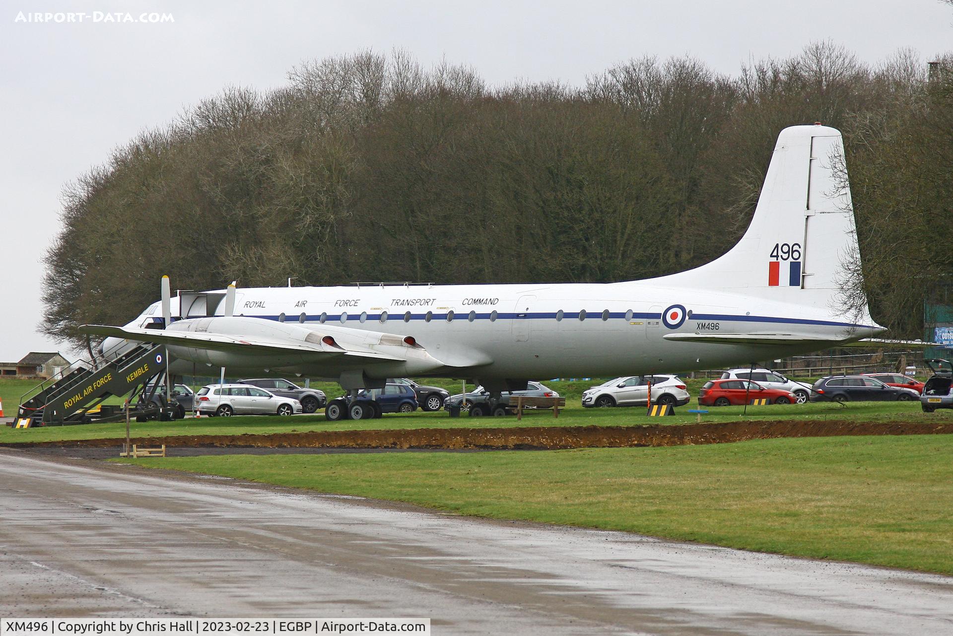 XM496, 1959 Bristol Britannia C.1 (175 Britannia 253F) C/N 13508, Kemble