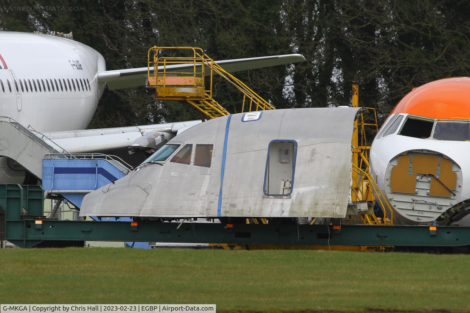 G-MKGA, 1979 Boeing 747-2R7F/SCD C/N 21650, Kemble