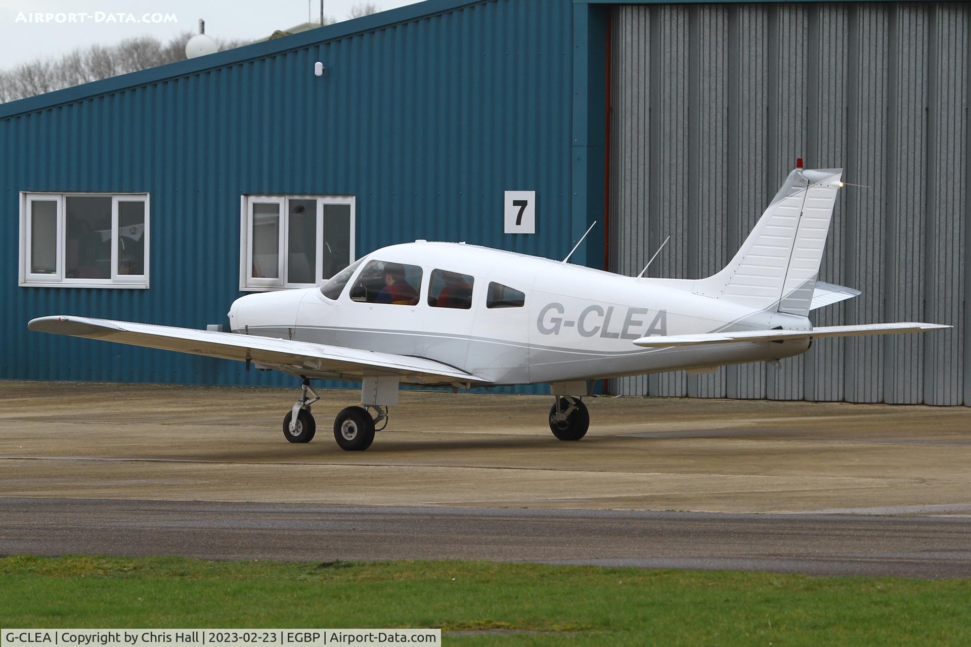 G-CLEA, 1978 Piper PA-28-161 Cherokee Warrior II C/N 28-7916081, Kemble