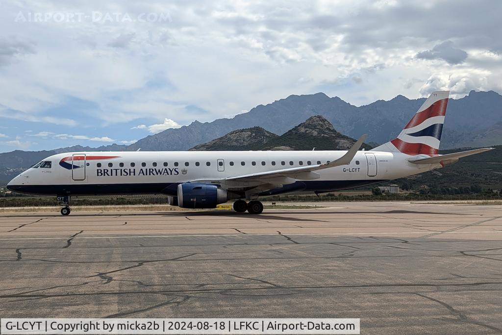 G-LCYT, 2014 Embraer 190SR (ERJ-190-100SR) C/N 19000670, Taxiing