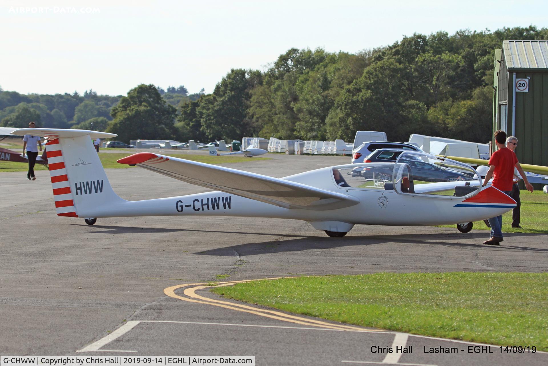 G-CHWW, 1981 Grob G-103A Twin II Acro C/N 3658-K-27, Lasham