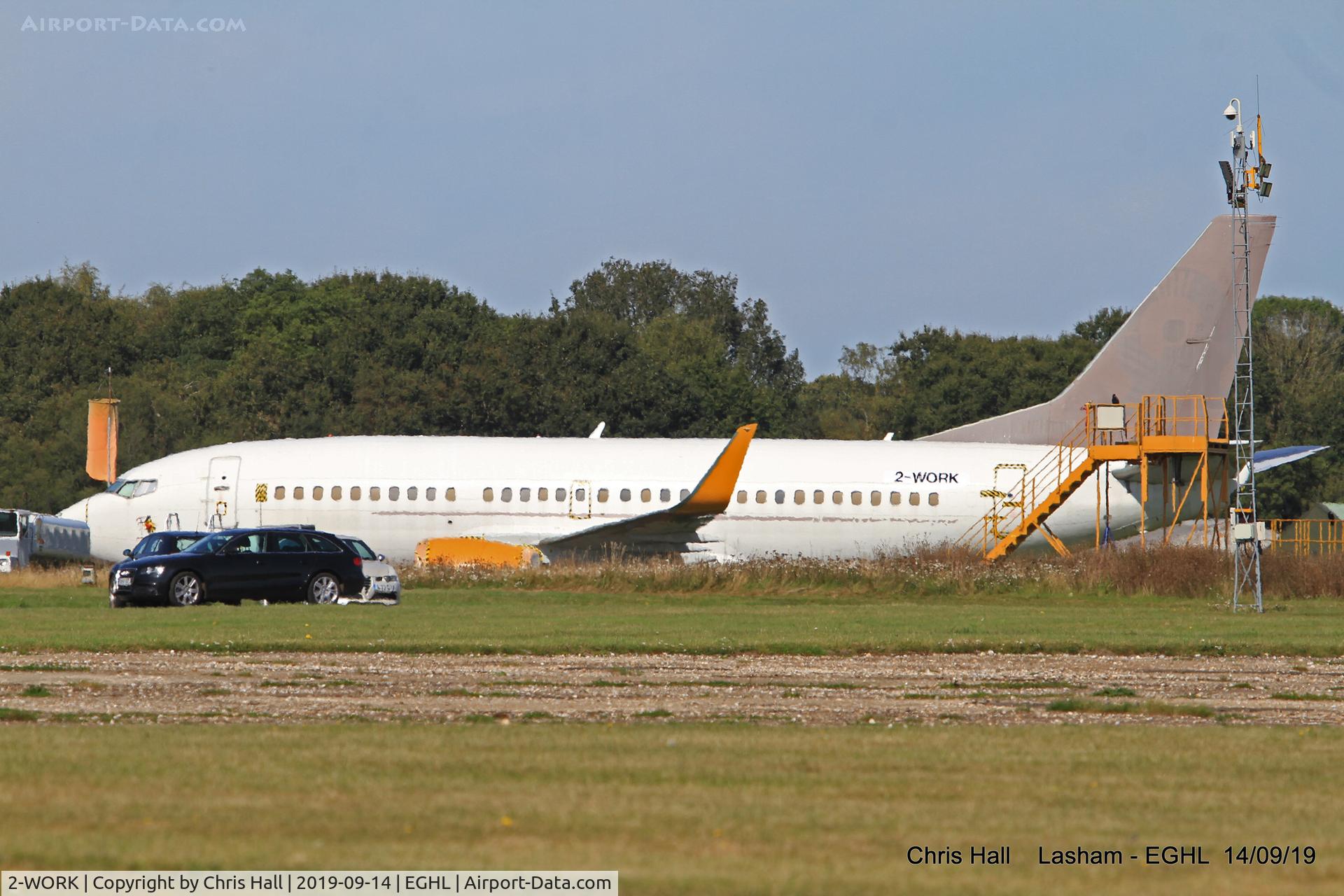 2-WORK, 1987 Boeing 737-3L9 C/N 23718, Lasham