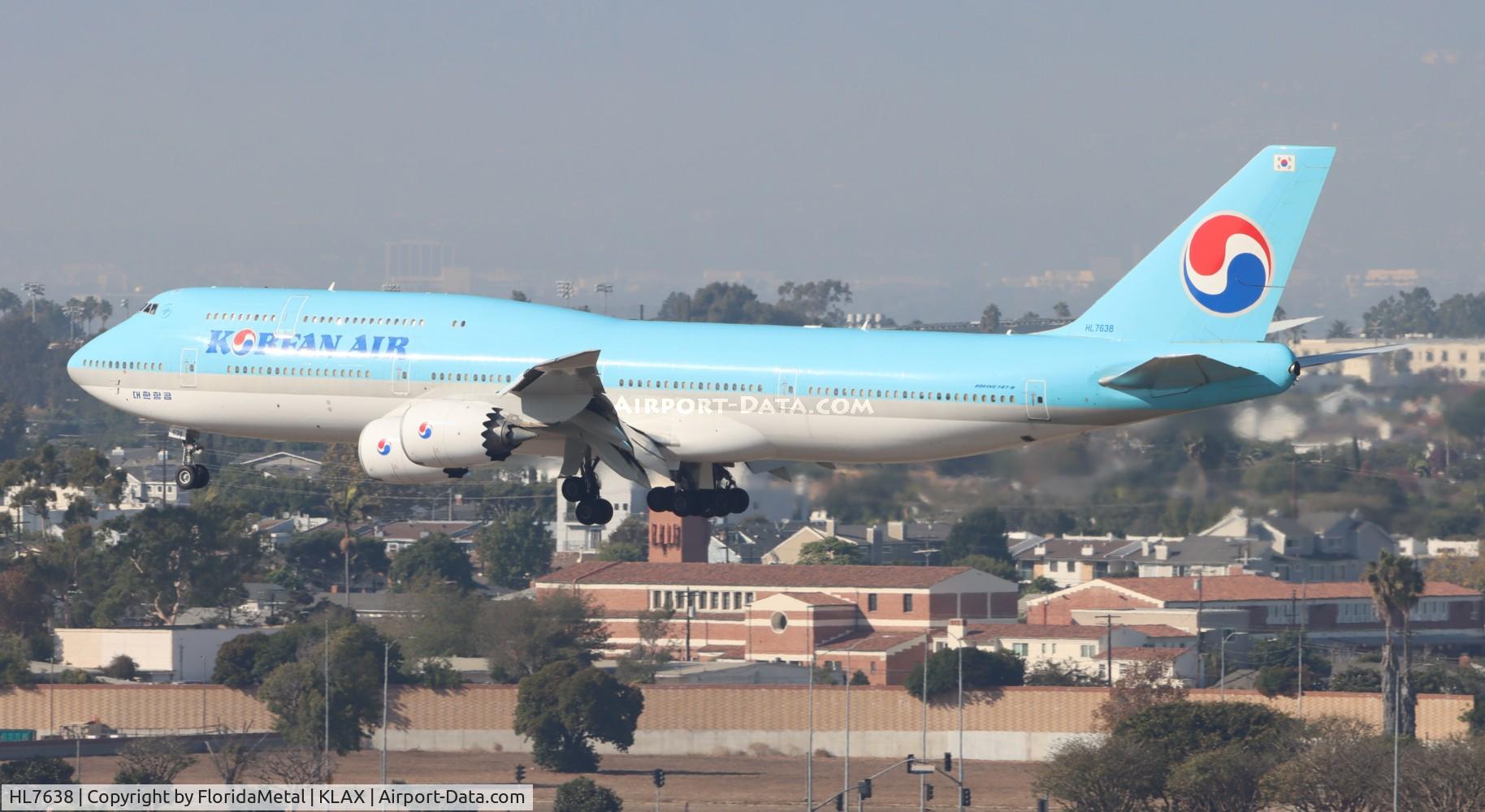 HL7638, 2016 Boeing 747-8B5 C/N 60408, KAL 748 zx icn, rksi-lax