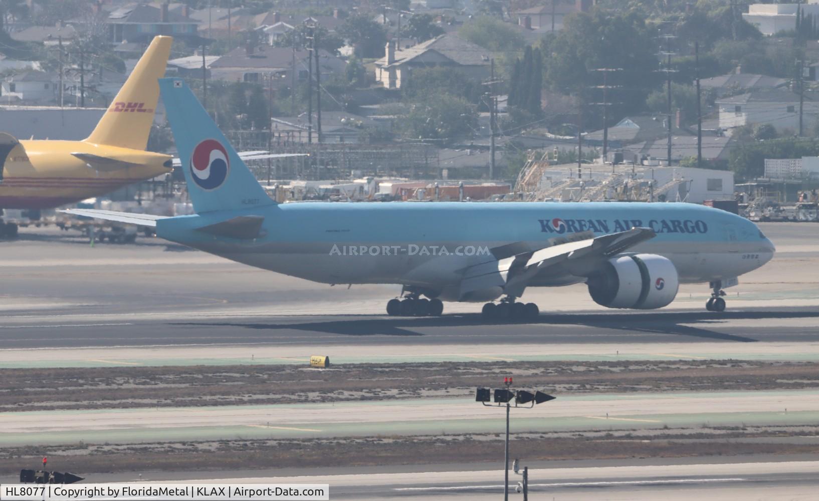 HL8077, 2017 Boeing 777-FB5 C/N 62697, KAL Cargo 777-200LRF zx icn, rksi-lax