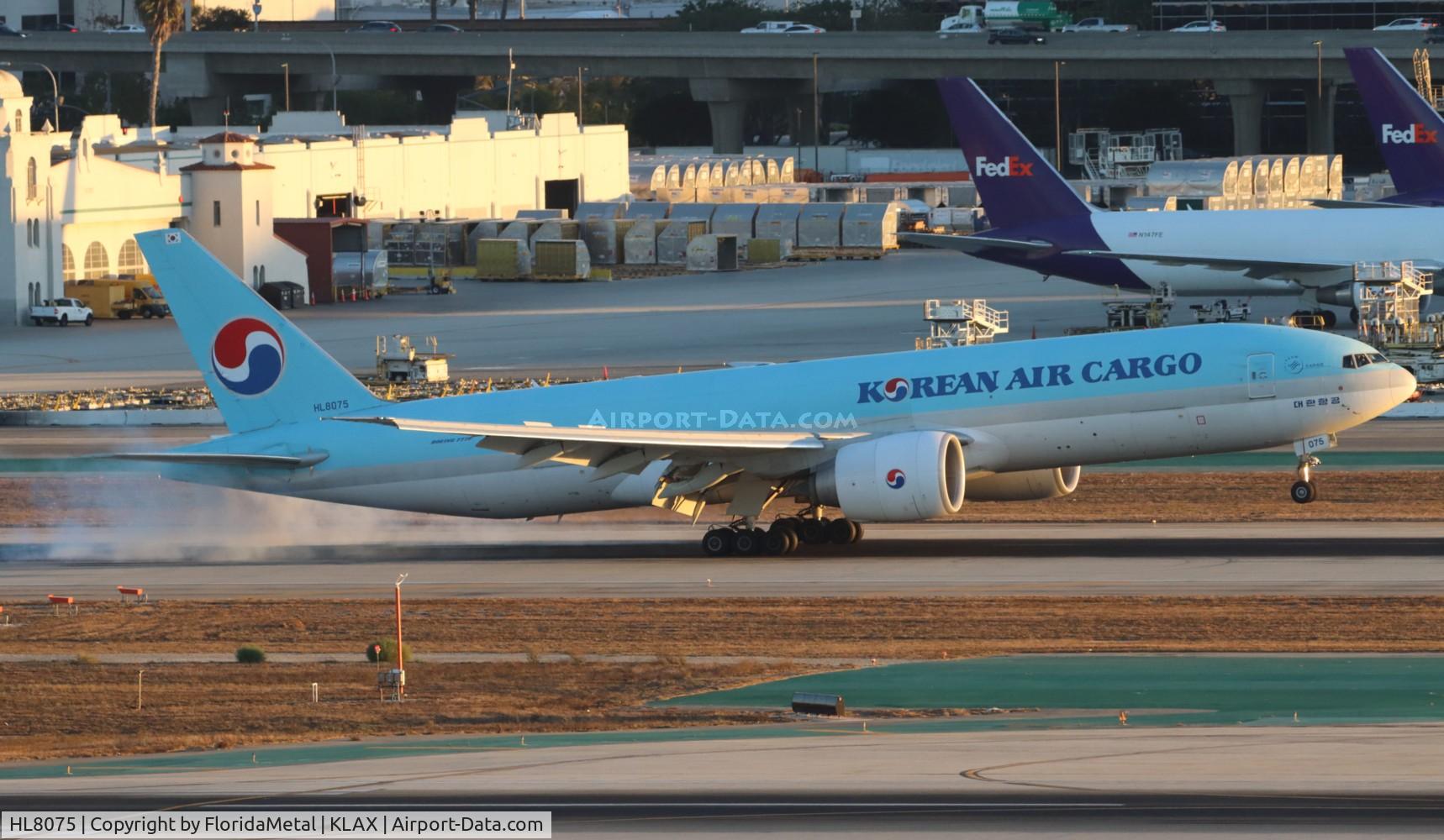 HL8075, 2016 Boeing 777-FEZ C/N 62631, KAL Cargo 777-200LRF zx icn, rksi-lax