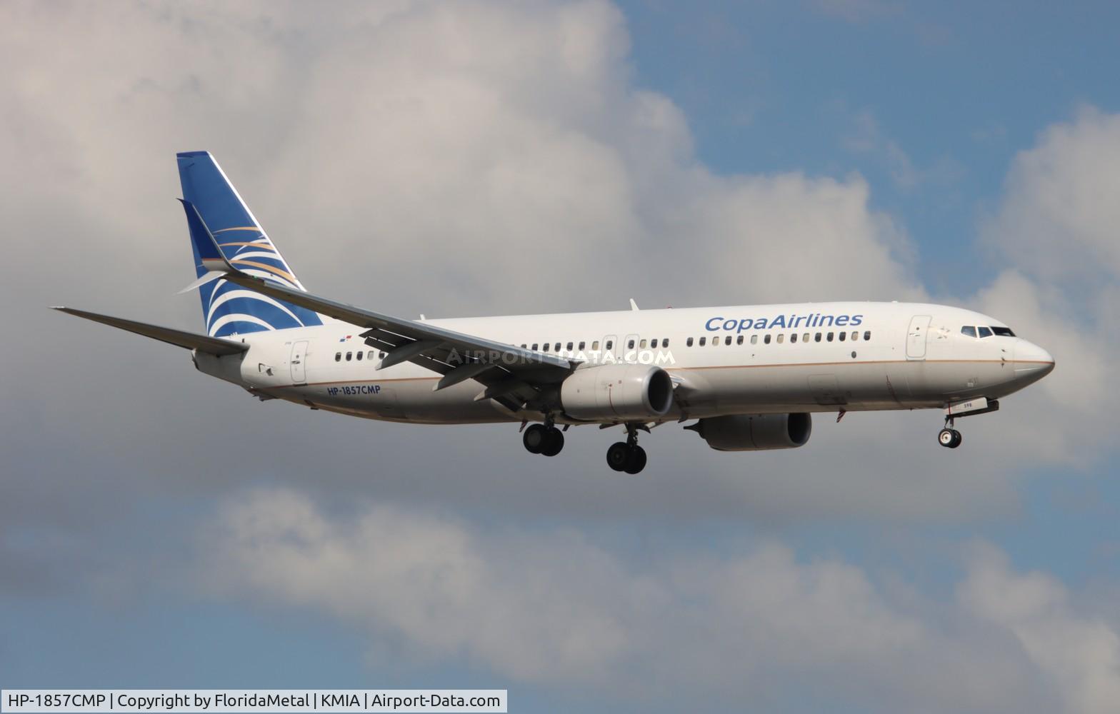 HP-1857CMP, 2018 Boeing 737-8V3 C/N 44160, CMP 738 zx pty, mpto-mia