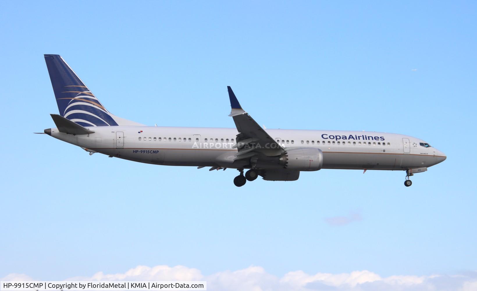 HP-9915CMP, 2021 Boeing 737-9 MAX C/N 44177, CMP 737-9 zx pty, mpto-mia