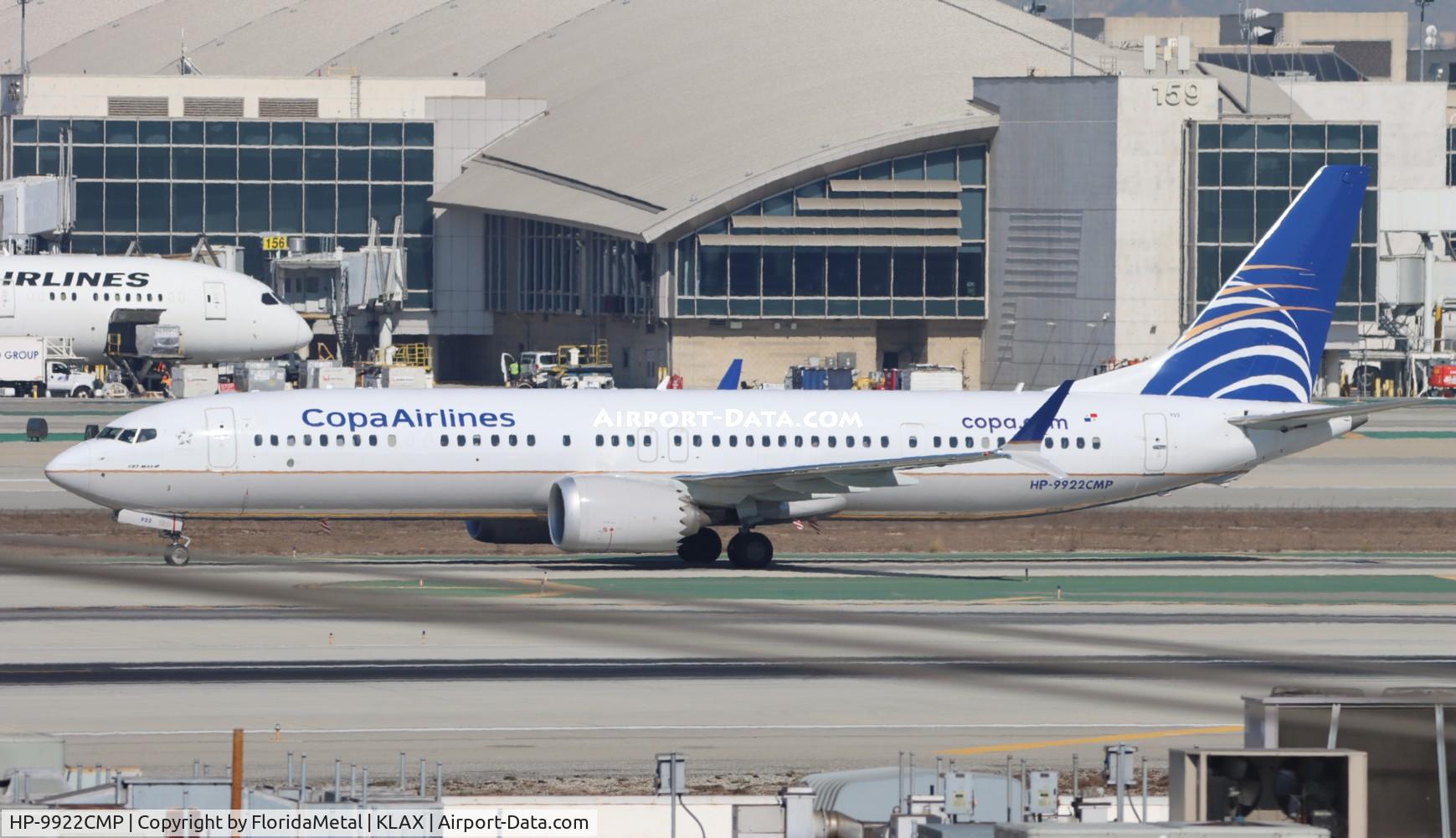 HP-9922CMP, 2023 Boeing 737-9 MAX C/N 44208, CMP 737-9 zx pty, mpto-lax