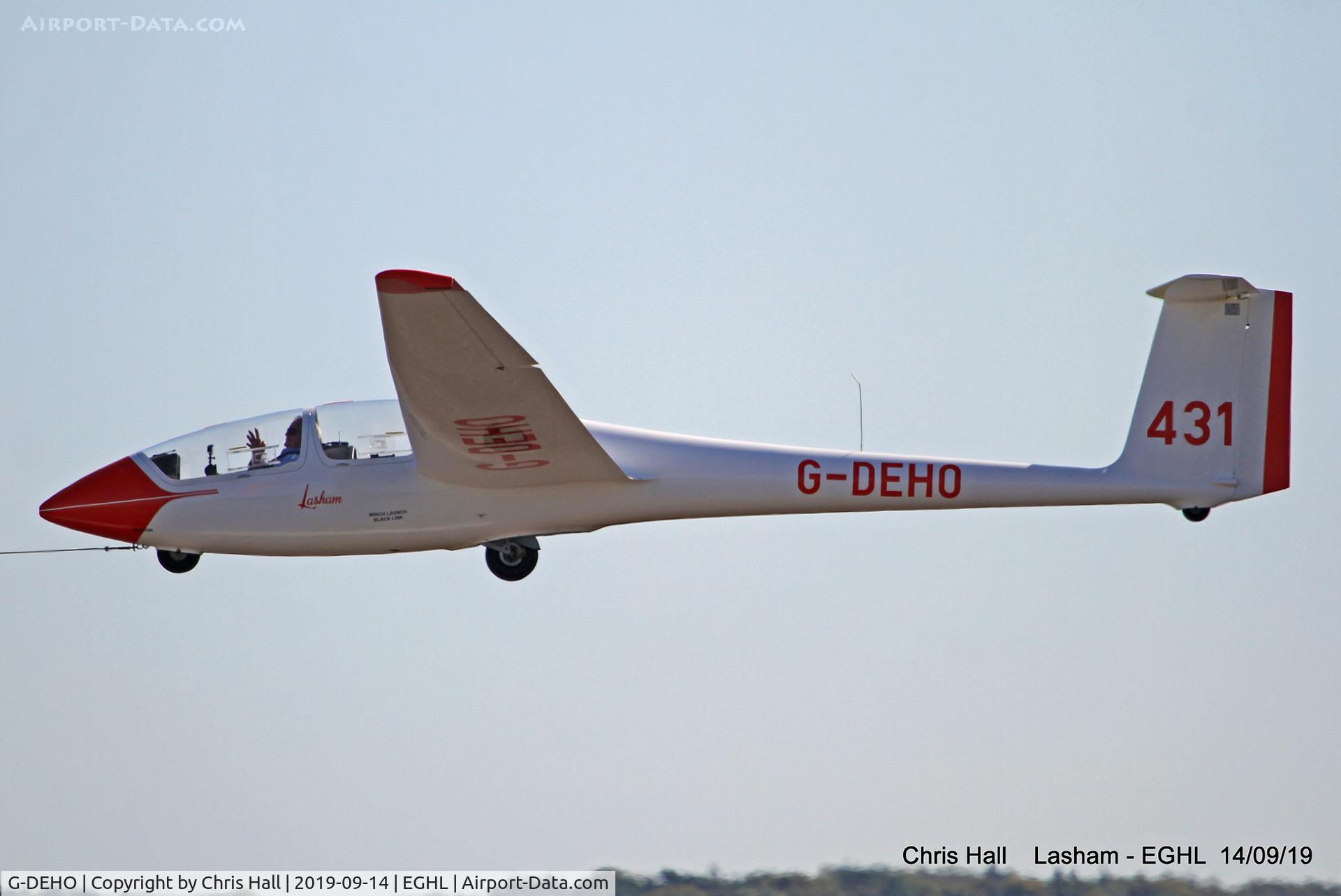 G-DEHO, 1980 Schleicher ASK-21 C/N 21035, Lasham