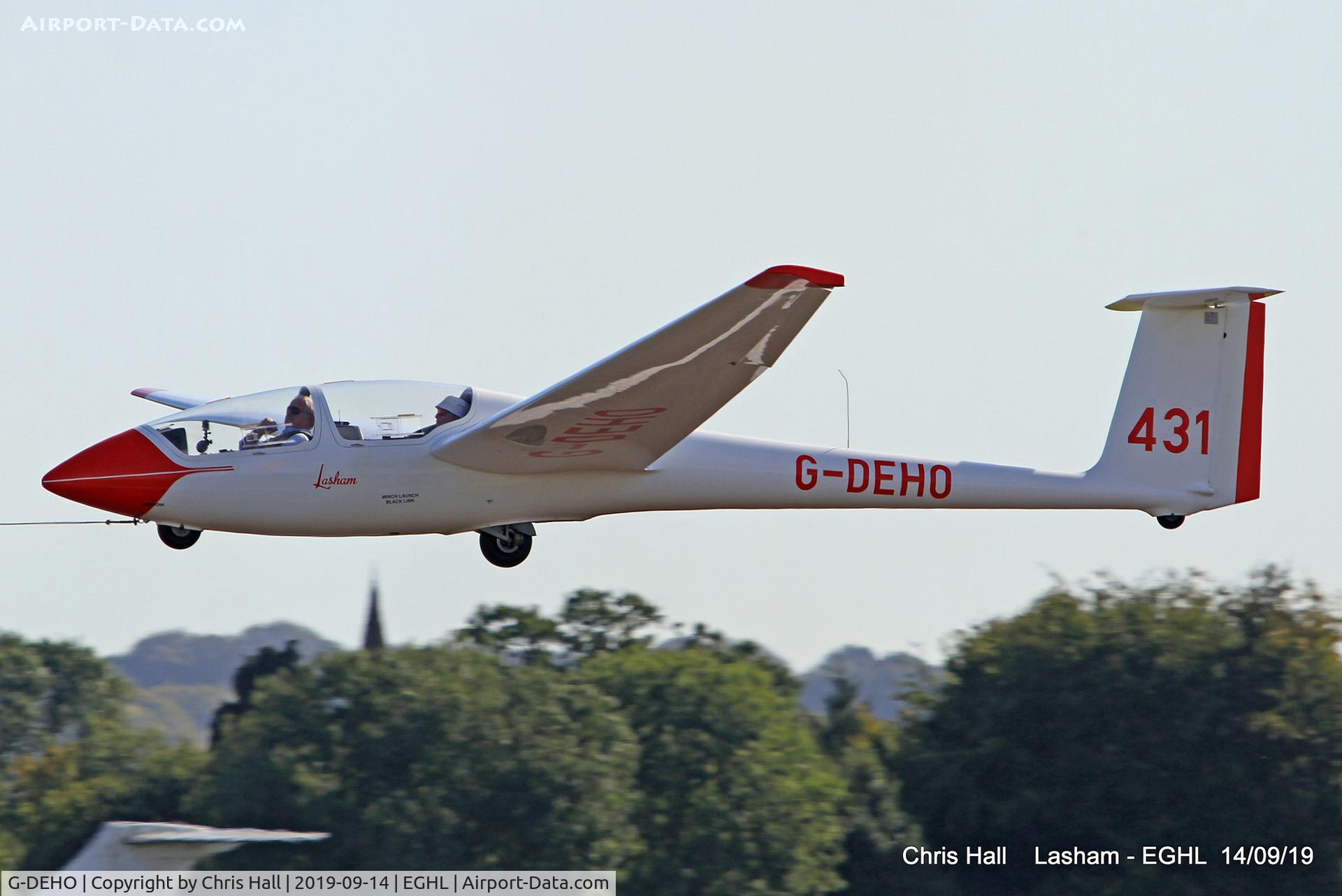 G-DEHO, 1980 Schleicher ASK-21 C/N 21035, Lasham