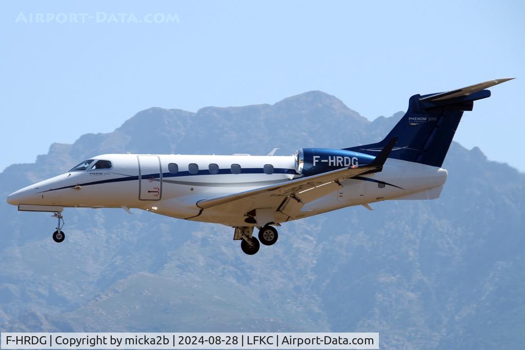 F-HRDG, 2021 Embraer EMB-505 Phenom 300 C/N 50500644, Landing