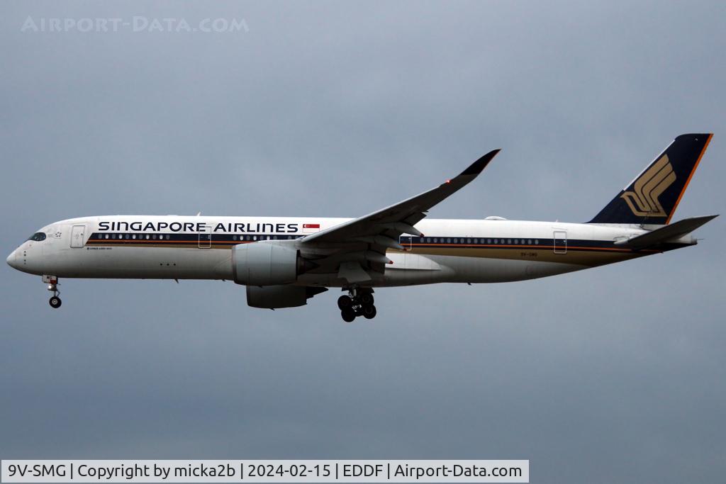 9V-SMG, 2016 Airbus A350-941 C/N 062, Landing