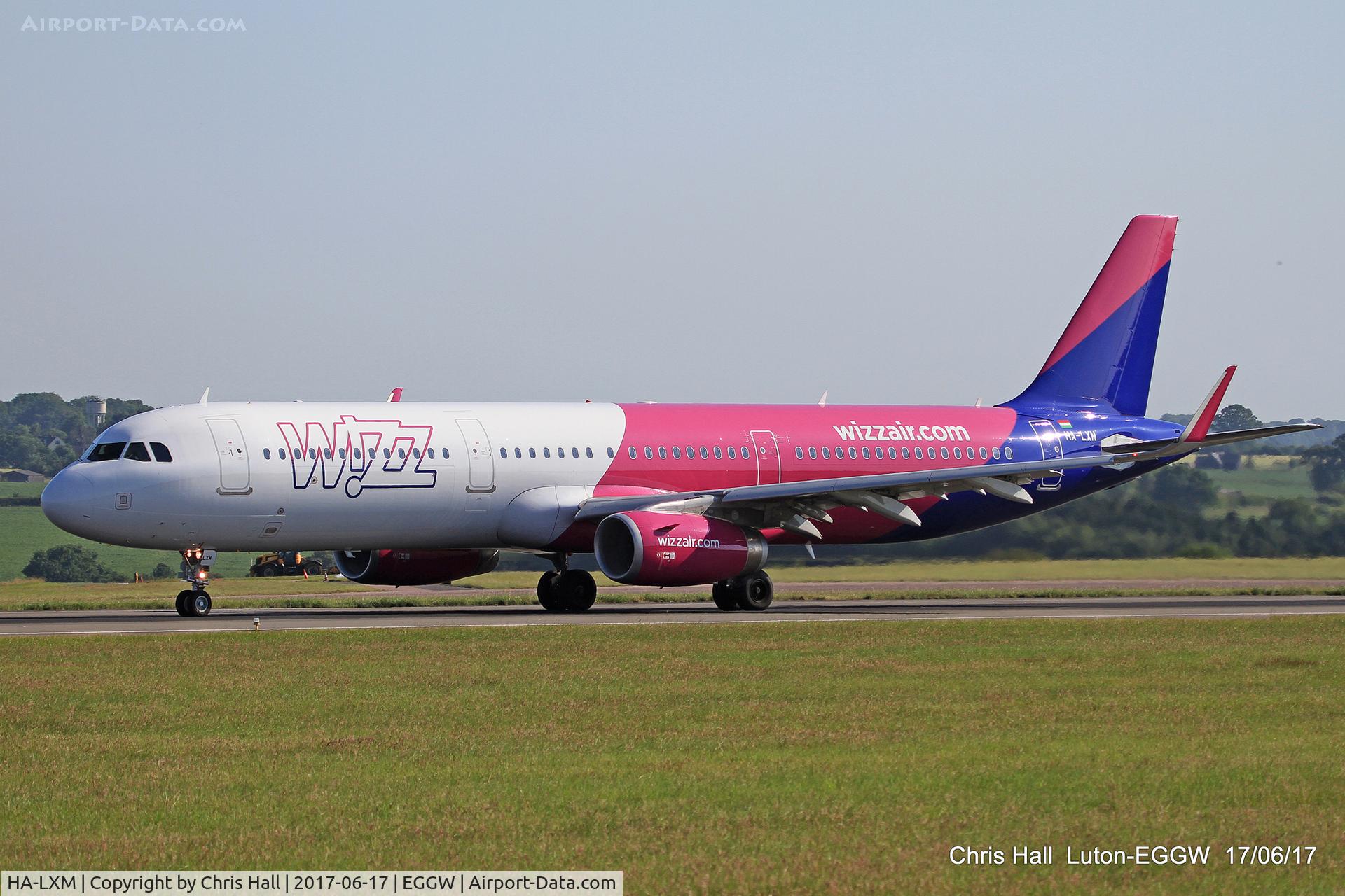 HA-LXM, 2017 Airbus A321-231 C/N 7528, Luton