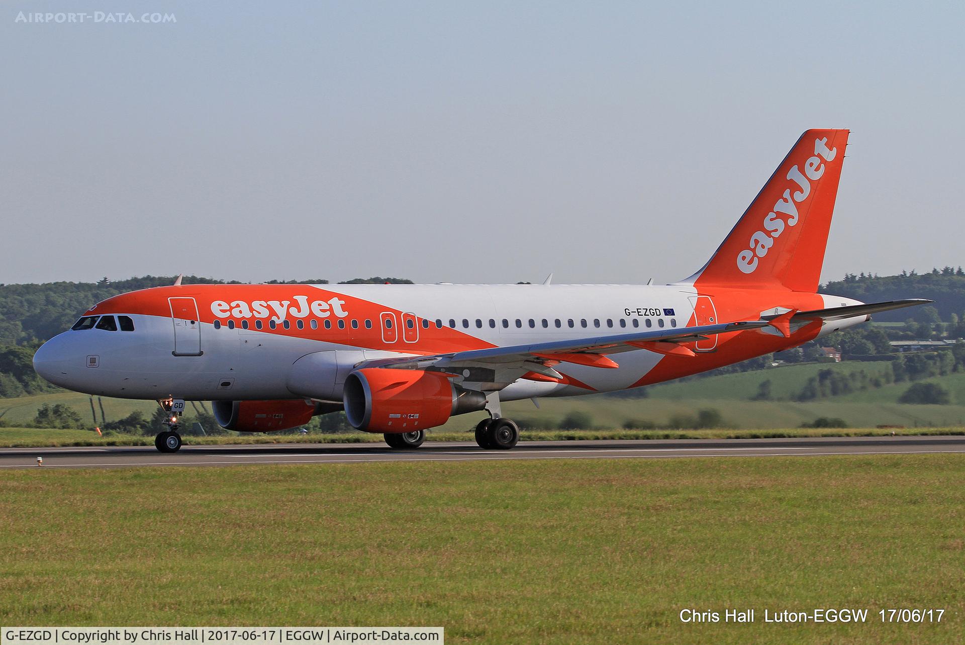 G-EZGD, 2010 Airbus A319-111 C/N 4451, Luton