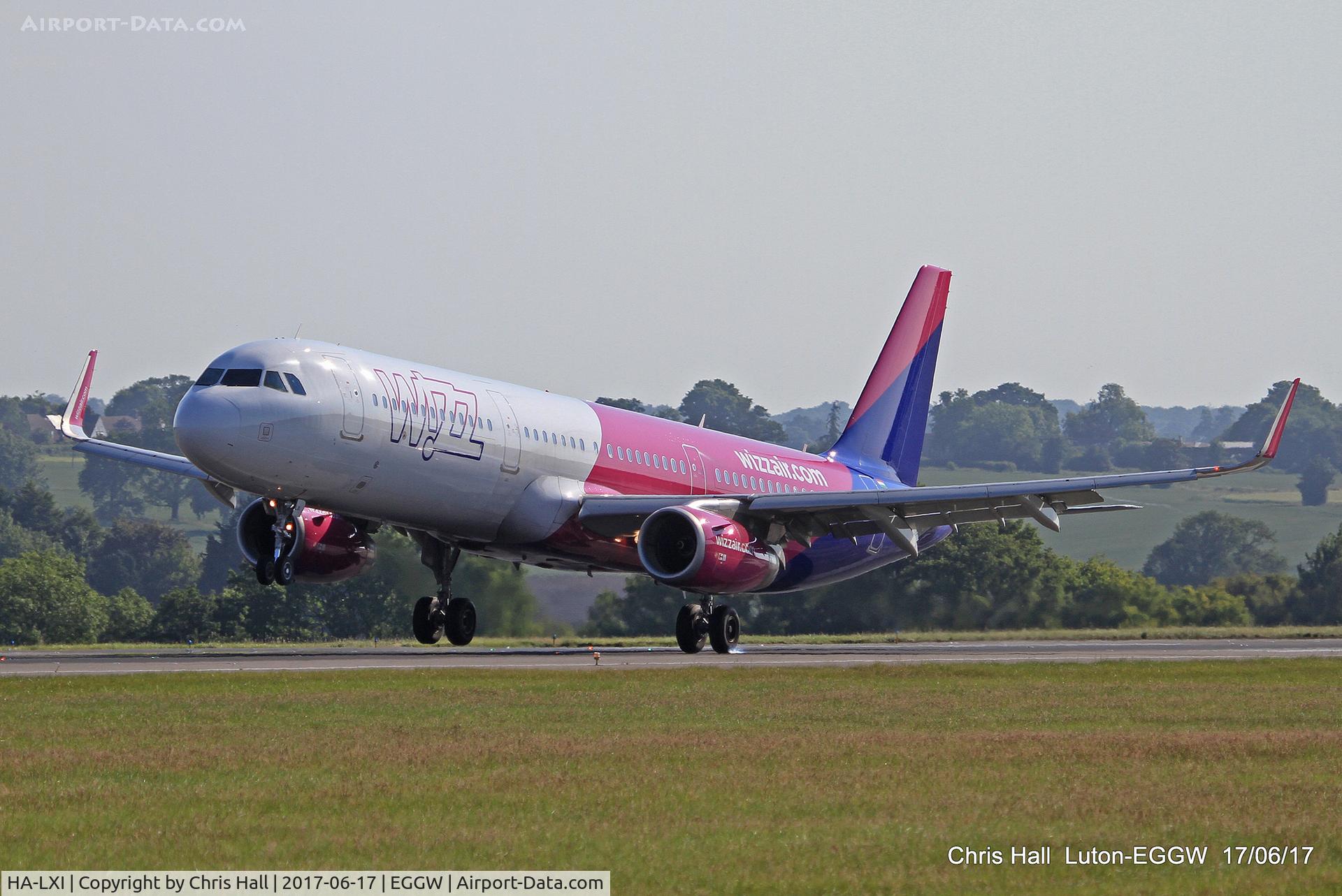 HA-LXI, 2016 Airbus A321-231 C/N 7280, Luton
